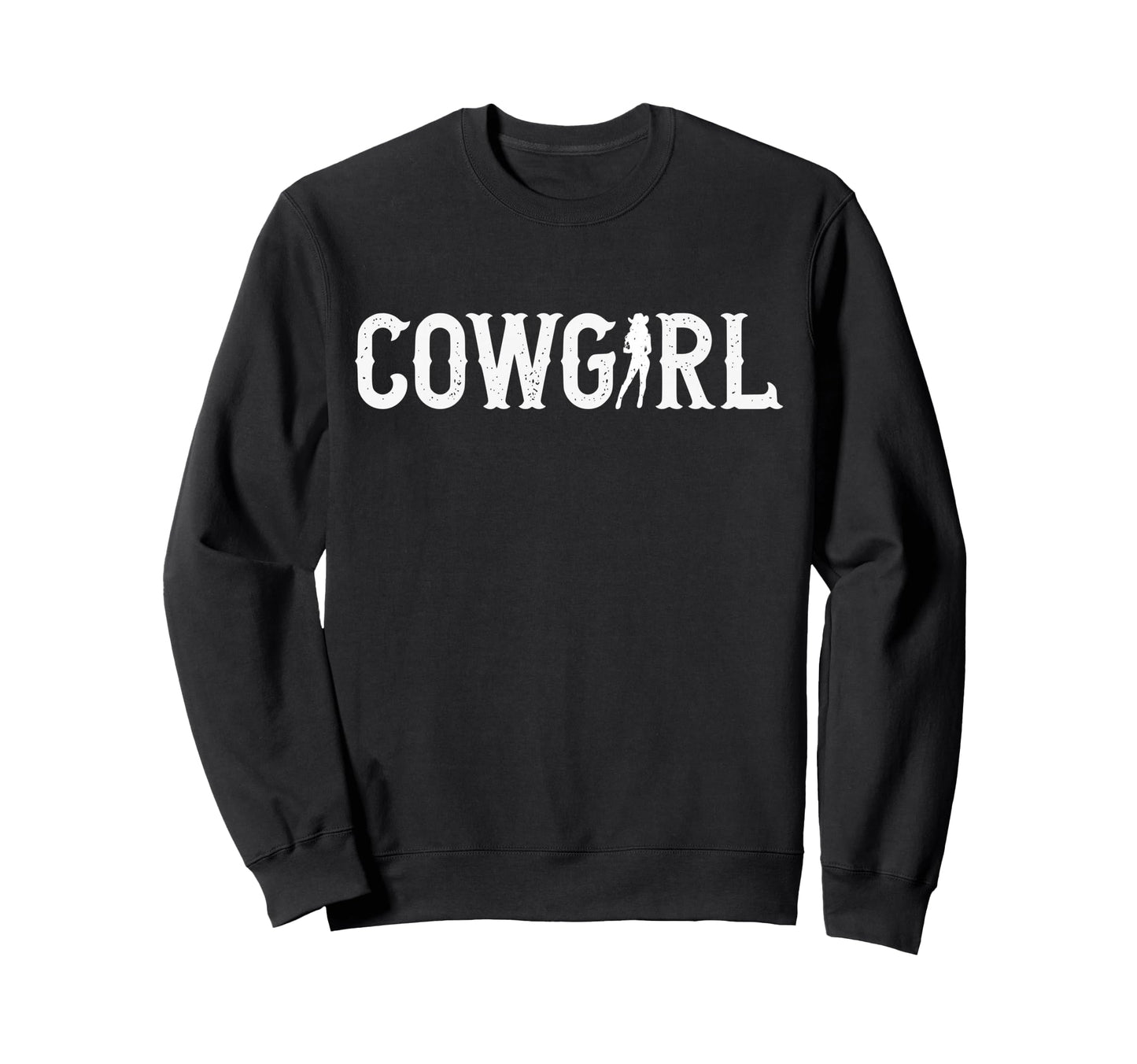 Iconic Cowgirl Western Country Sweatshirt - Fun Novelty Design Unisex - T-Shirt, Sweatshirt, Hoodie