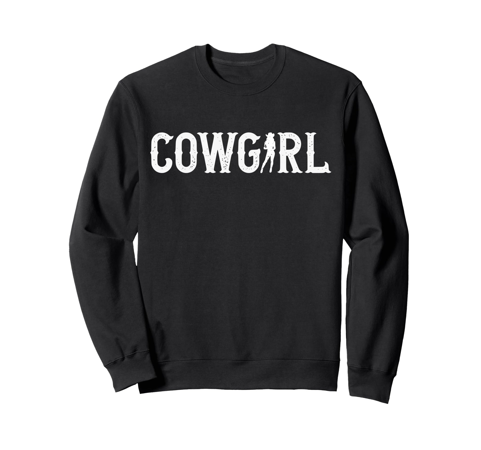 Iconic Cowgirl Western Country Sweatshirt - Fun Novelty Design Unisex - T-Shirt, Sweatshirt, Hoodie