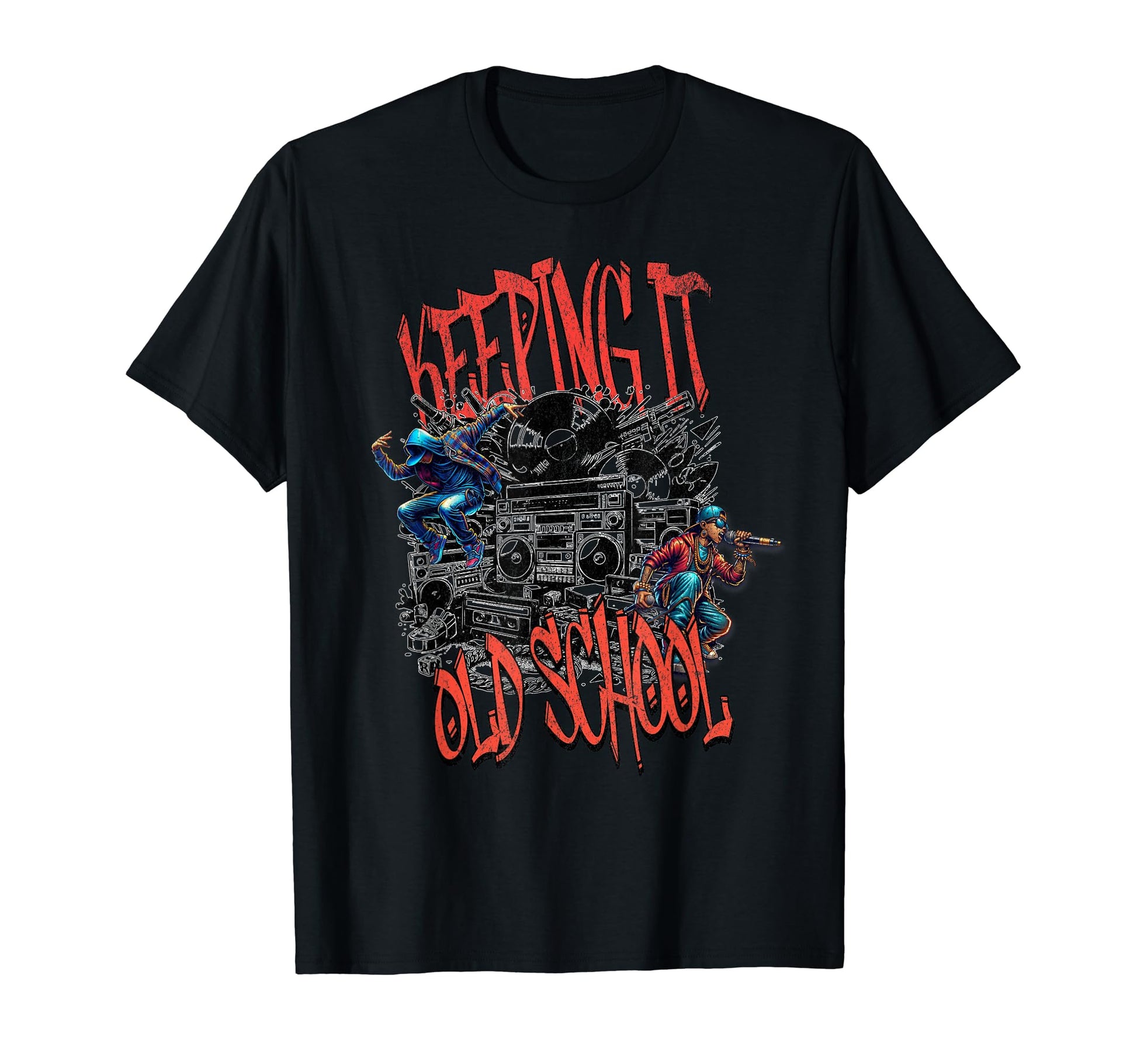 Keeping It Old School 80S 90S Old T-Shirt - Novelty Apparel Men Women - T-Shirt, Sweatshirt, Hoodie