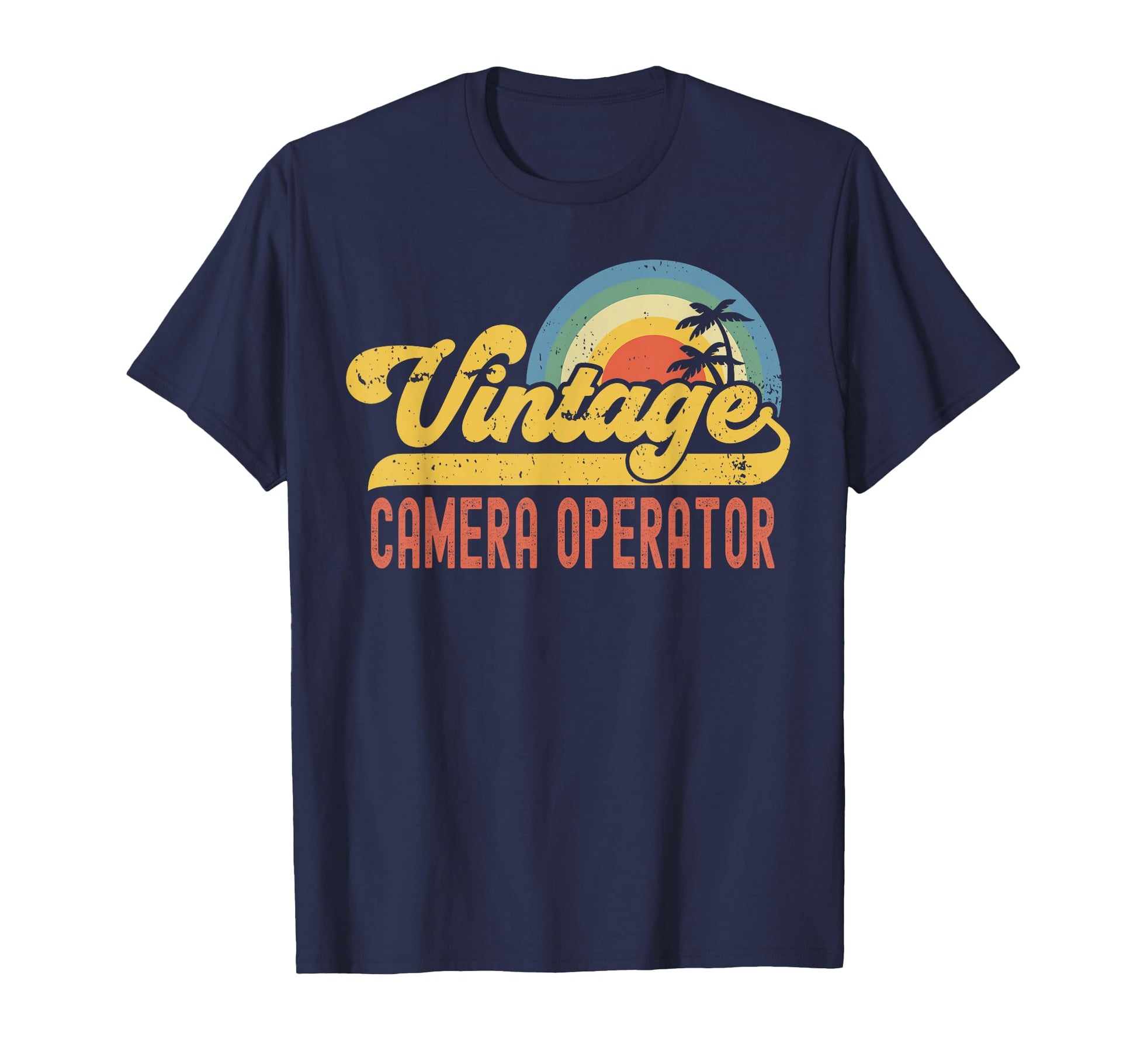 Camera Operator Sunset Profession Job T-Shirt - Graphic Print for Adults - T-Shirt, Sweatshirt, Hoodie