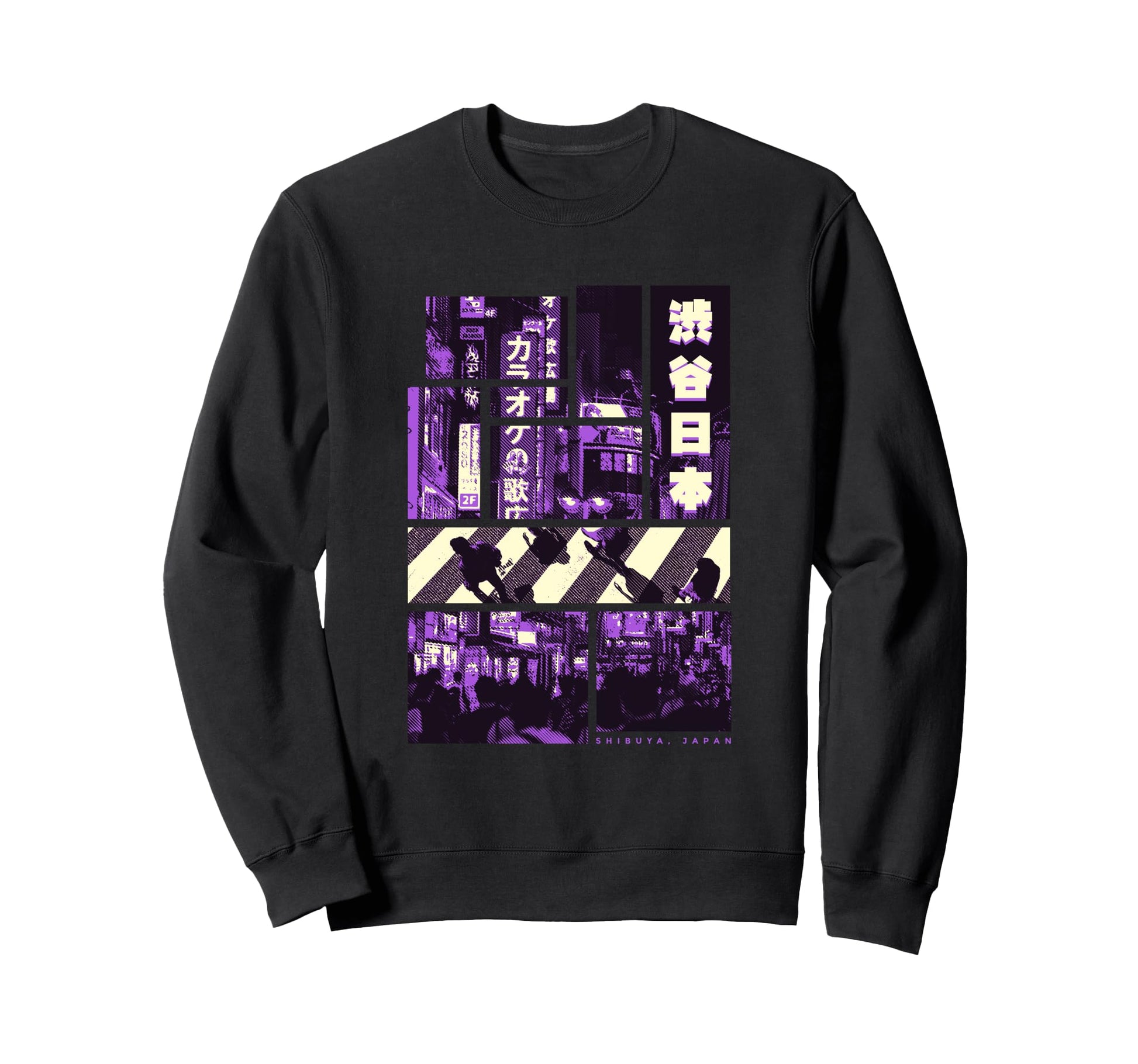 Aesthetic Vaporwave Japan 90S Sweatshirt - Casual Everyday Wear for Adults - T-Shirt, Sweatshirt, Hoodie
