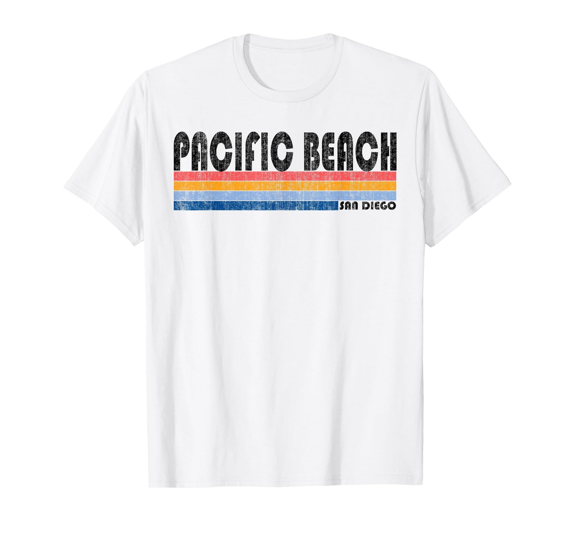 1980S Pacific Beach Ca T-Shirt - Trendy Graphic for Adults - T-Shirt, Sweatshirt, Hoodie