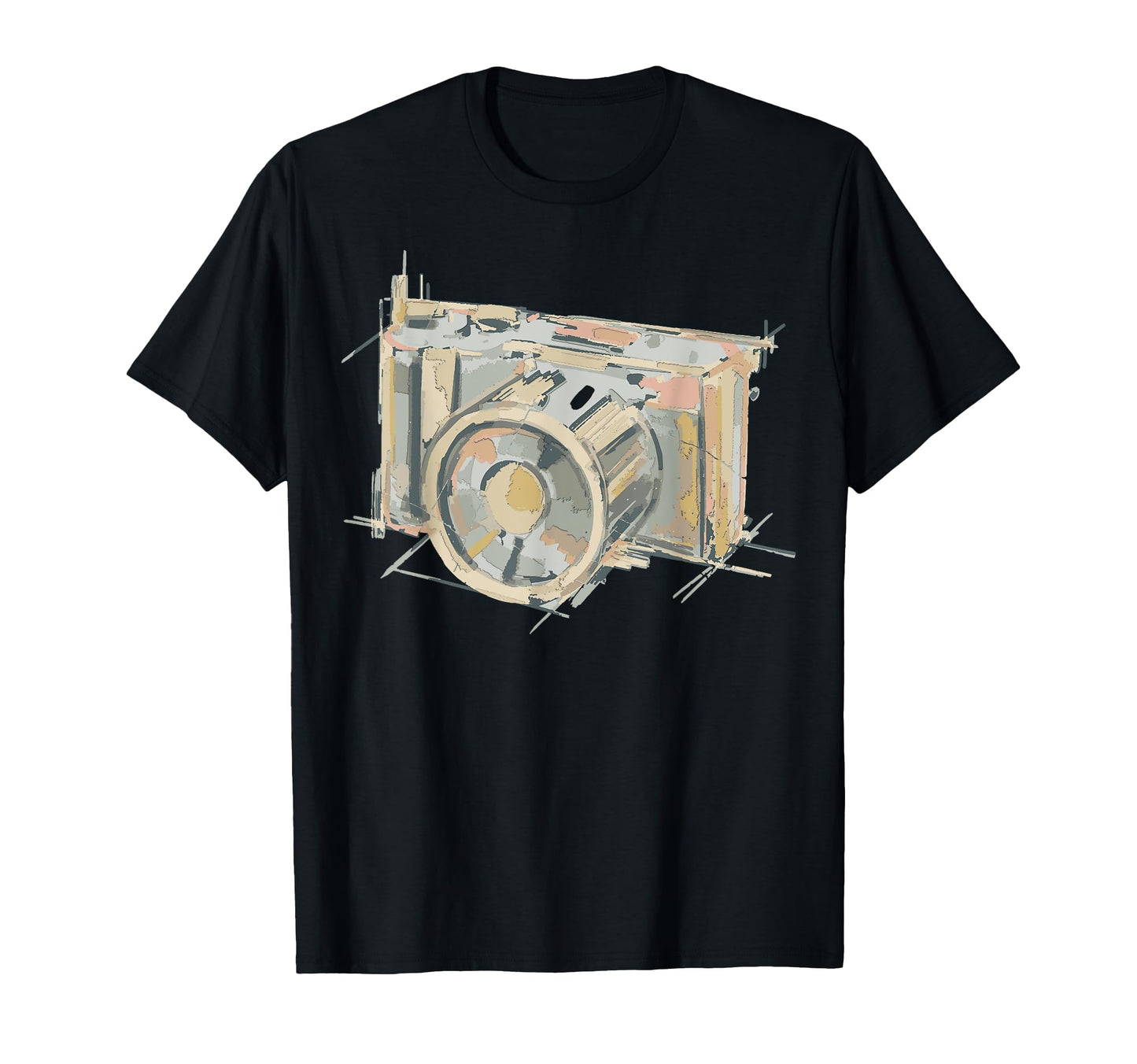 Abstract Camera Art T-Shirt - Fun Novelty Design Unisex - T-Shirt, Sweatshirt, Hoodie