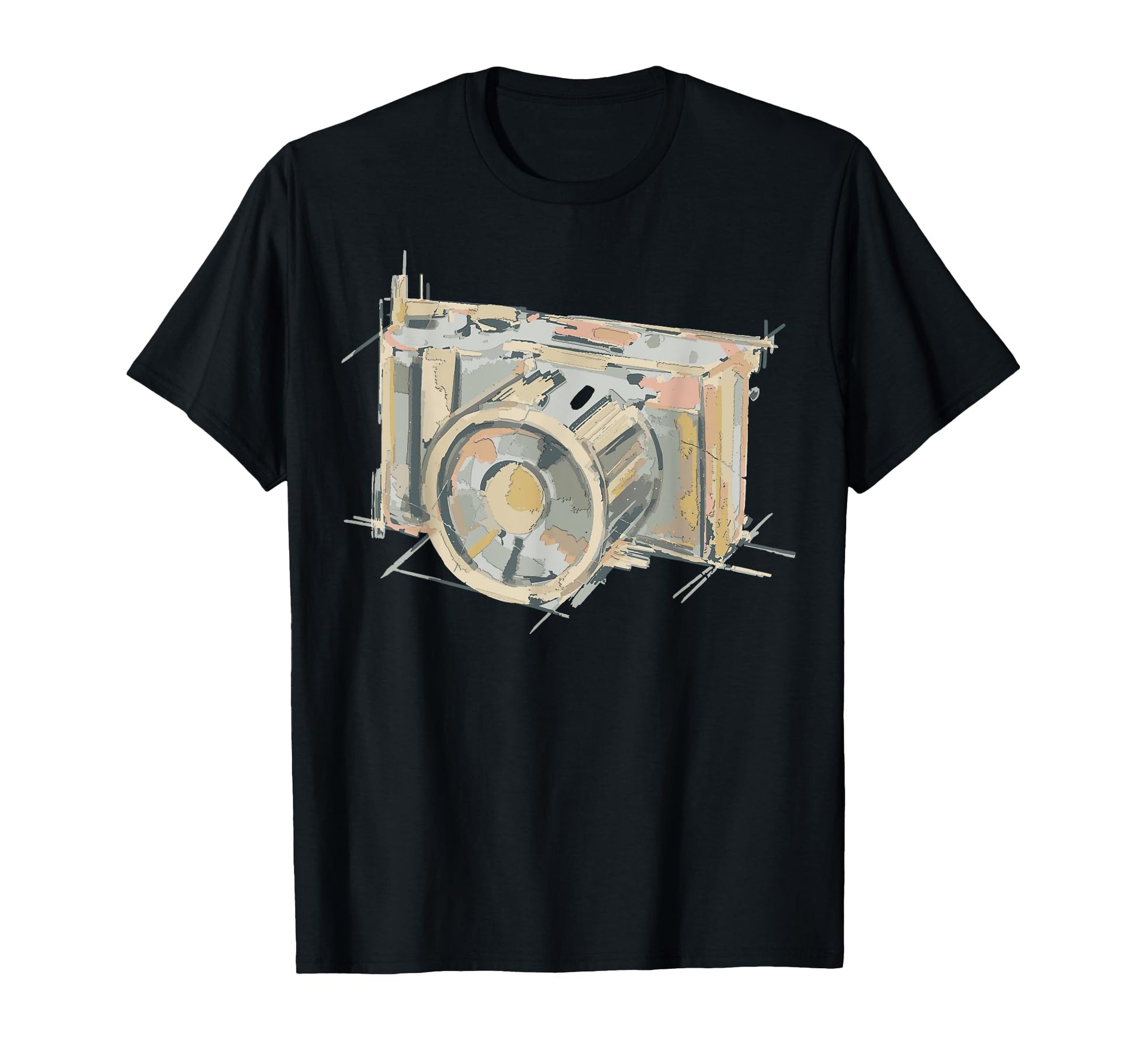 Abstract Camera Art T-Shirt - Fun Novelty Design Unisex - T-Shirt, Sweatshirt, Hoodie