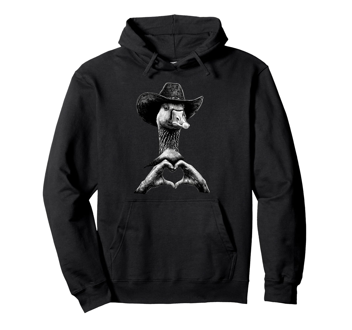 Country Cowboy Goose Rodeo Hoodie - Casual Everyday Wear for Adults - T-Shirt, Sweatshirt, Hoodie