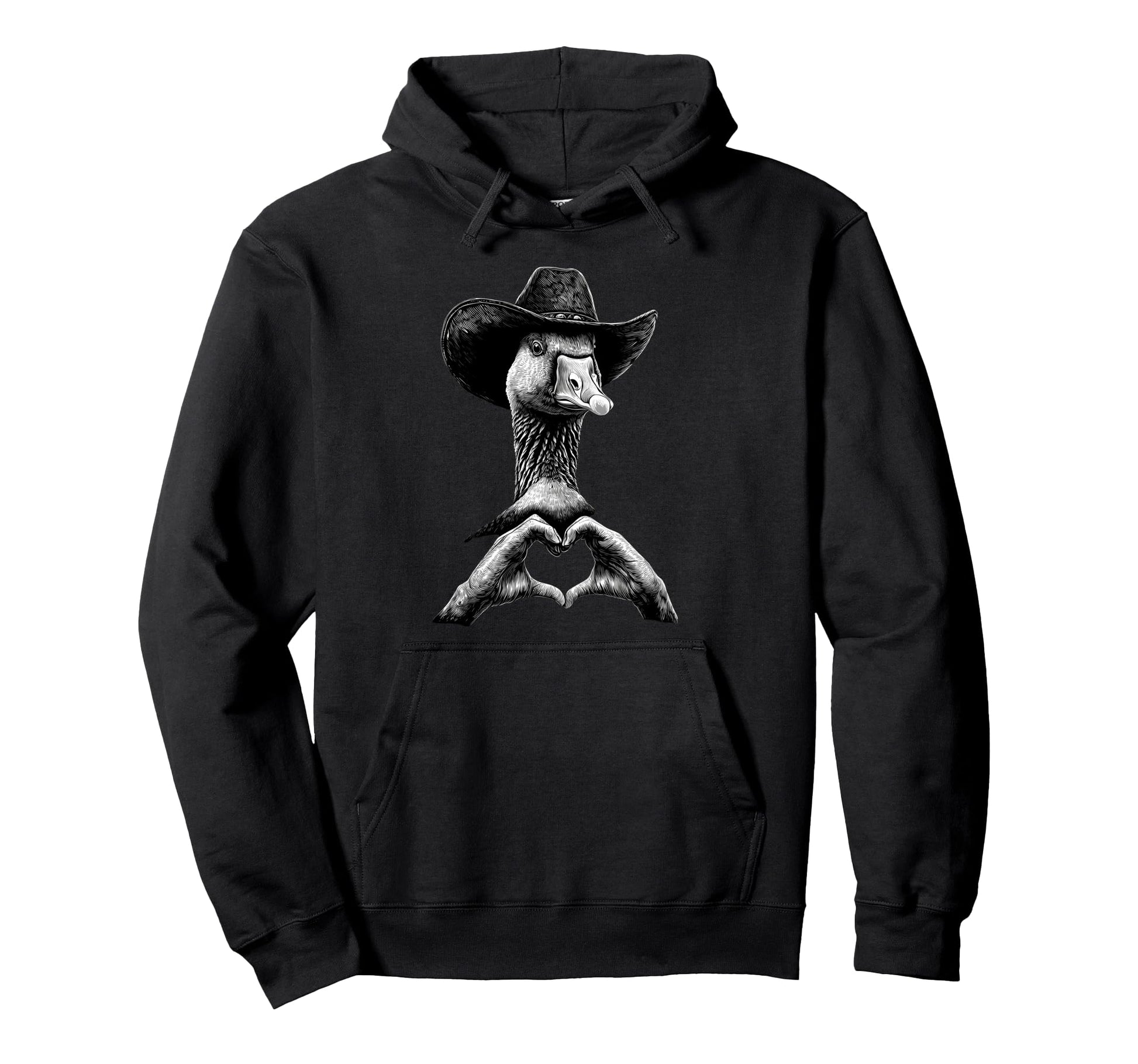 Country Cowboy Goose Rodeo Hoodie - Casual Everyday Wear for Adults - T-Shirt, Sweatshirt, Hoodie