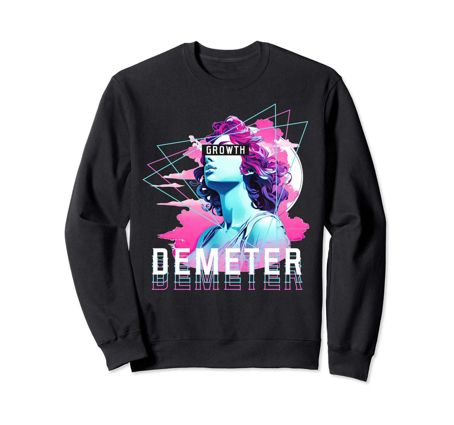 Goddess Demeter Greek Mythology Sweatshirt - Minimalist Print for Adults - T-Shirt, Sweatshirt, Hoodie