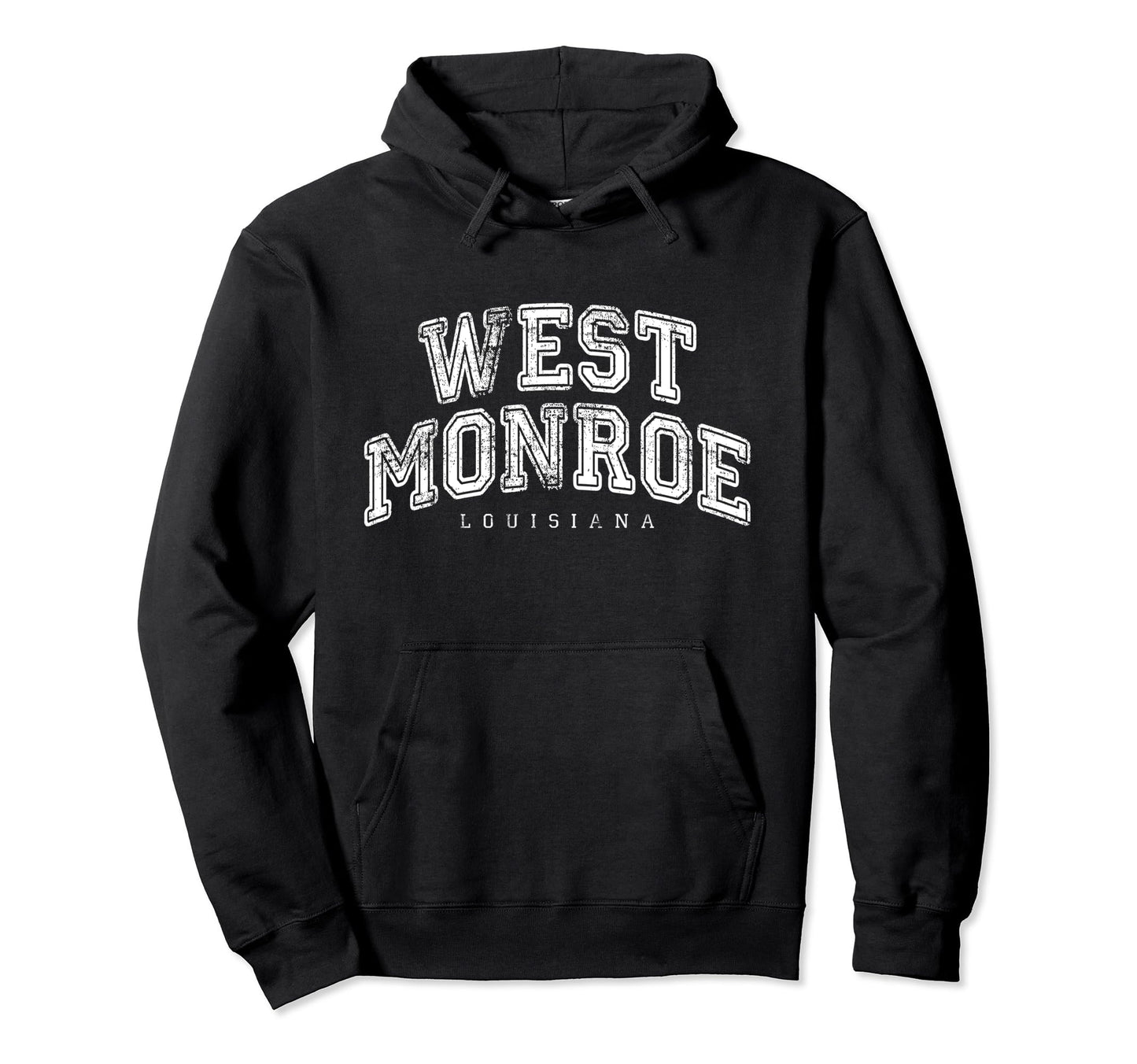 West Monroe Louisiana Us City State Hoodie - Unique Graphic for Adults - T-Shirt, Sweatshirt, Hoodie