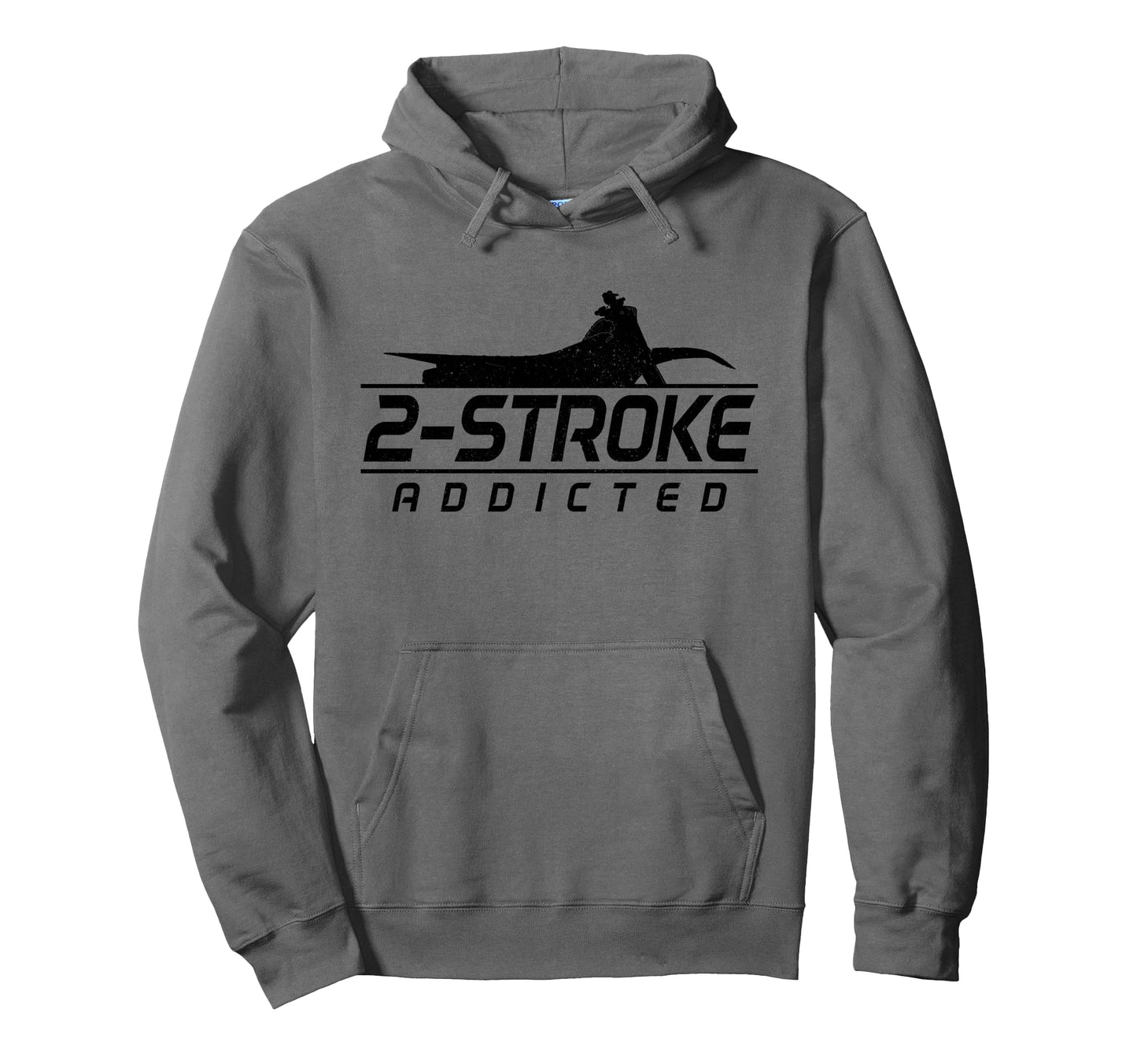 Motocross 2 Stroke Addict Biker Hoodie - Unique Graphic Men Women - T-Shirt, Sweatshirt, Hoodie