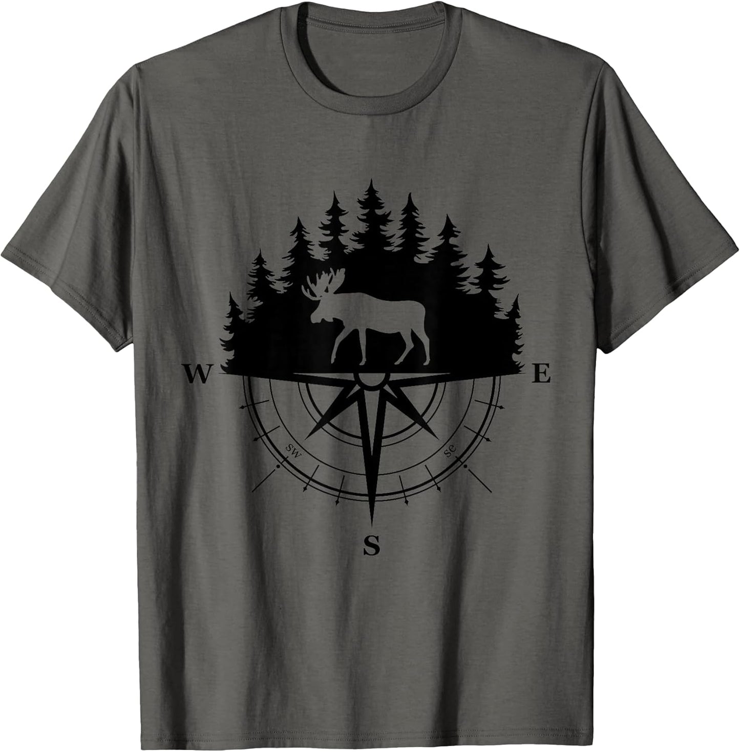 Vintage Forest Trees Outdoors Nature Graphics - Adult & Kids T-Shirts, Sweatshirts & Hoodies apparel design preview 1