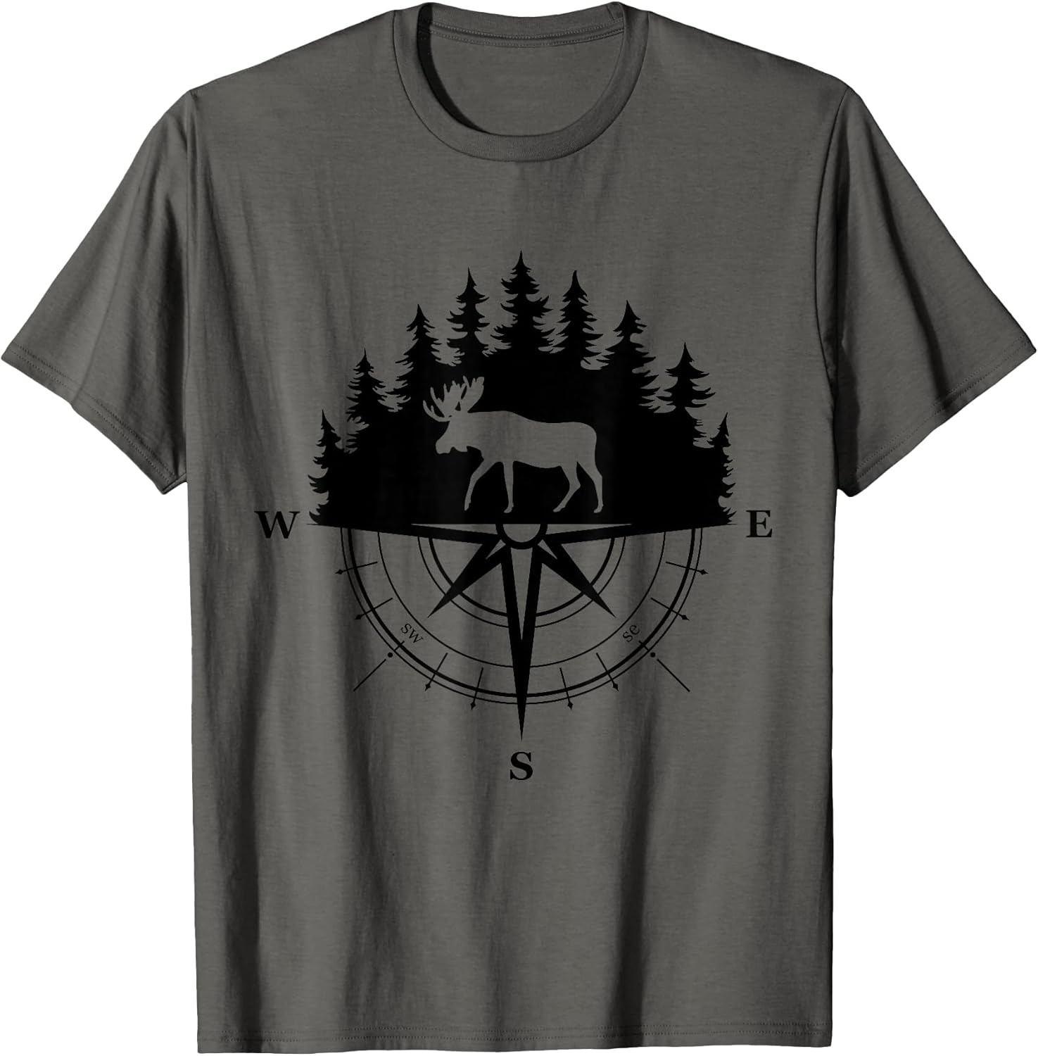 Vintage Forest Trees Outdoors Nature Graphics - Adult & Kids T-Shirts, Sweatshirts & Hoodies apparel design preview 1