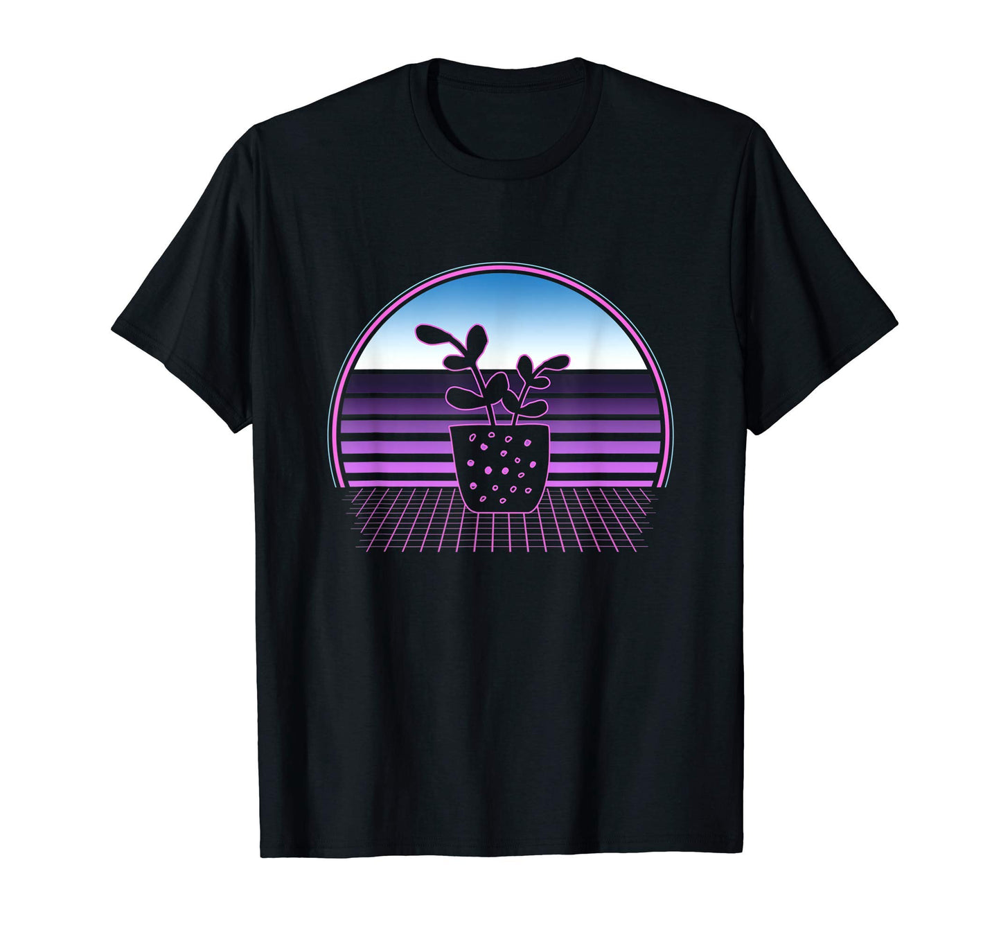 Plant Lover 80S Vaporwave Aesthetic T-Shirt - Unique Graphic Unisex - T-Shirt, Sweatshirt, Hoodie