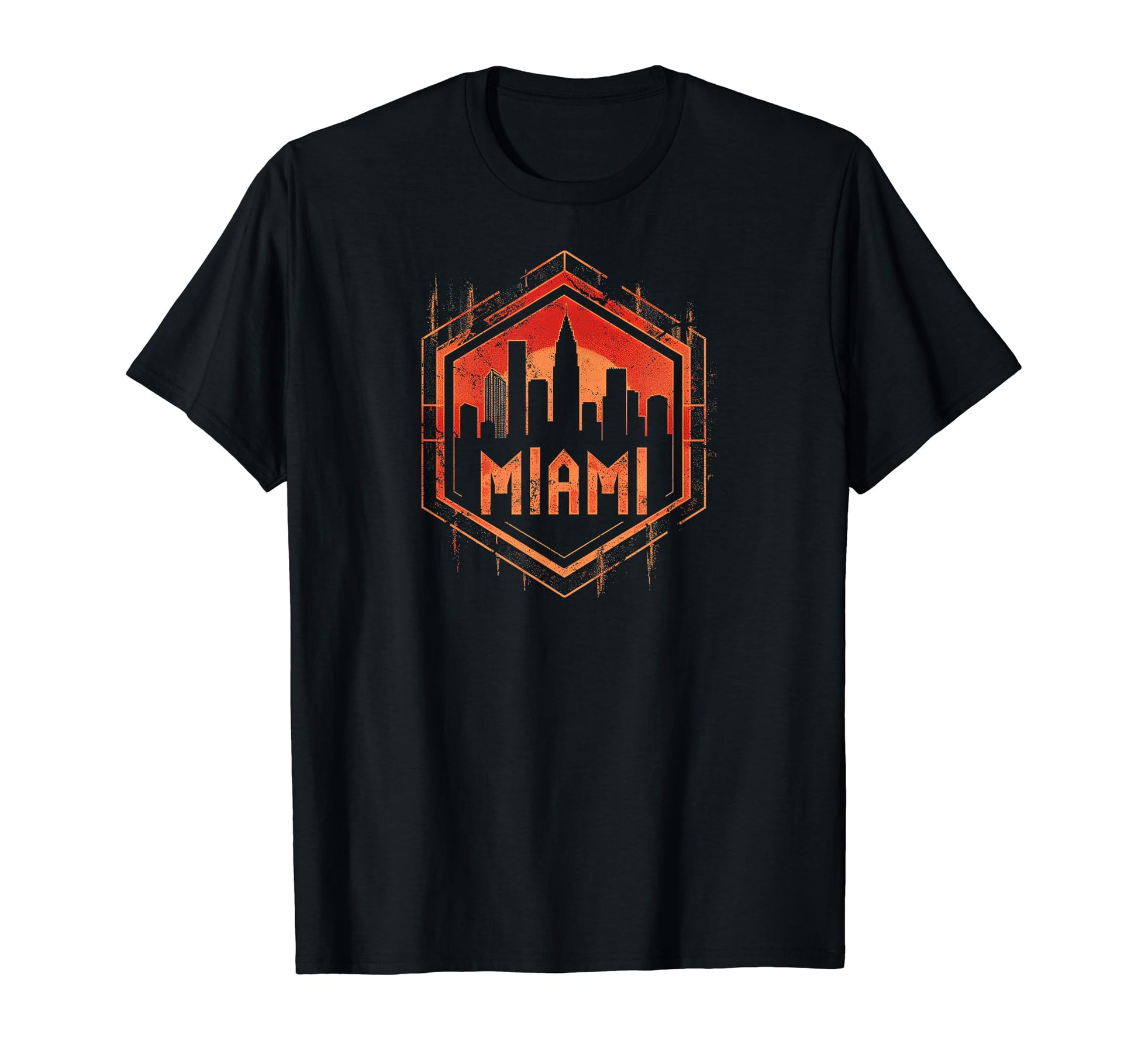 Miami Grit 90S Grunge Urbandecay Mens T-Shirt - Graphic Print Men Women - T-Shirt, Sweatshirt, Hoodie