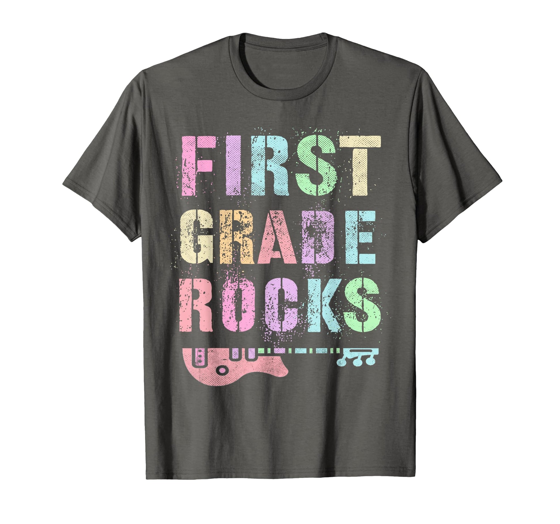 First Grade Rocks Teacher Rockstar 1St T-Shirt - Novelty Apparel Men Women - T-Shirt, Sweatshirt, Hoodie