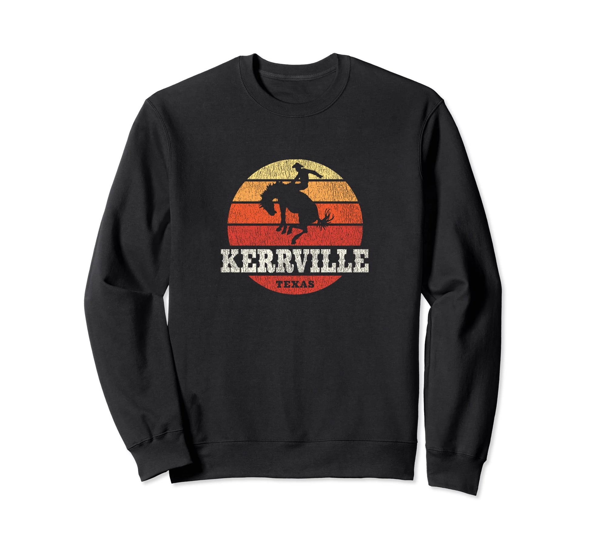 Kerrville Tx Country Western Sweatshirt - Aesthetic Graphic for Adults - T-Shirt, Sweatshirt, Hoodie