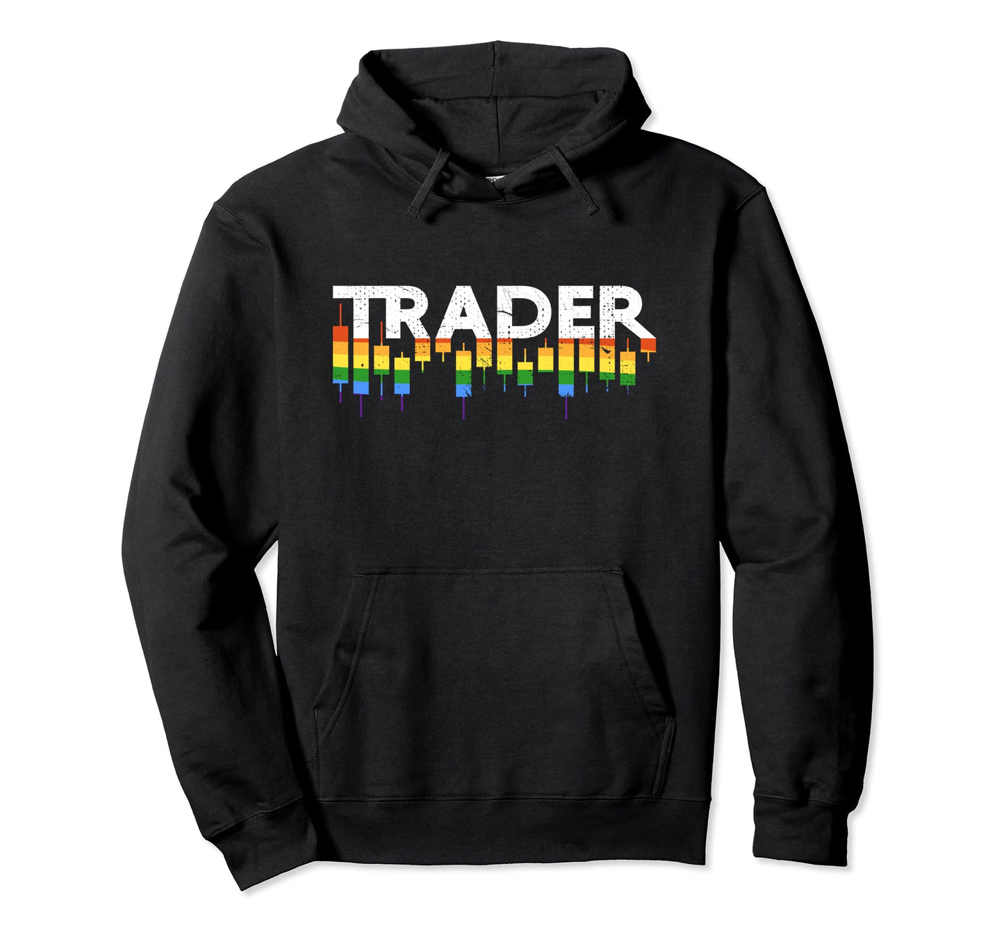 Lgbt Trader Crypto Trading Lover Rainbow Hoodie - Graphic Print Unisex - T-Shirt, Sweatshirt, Hoodie