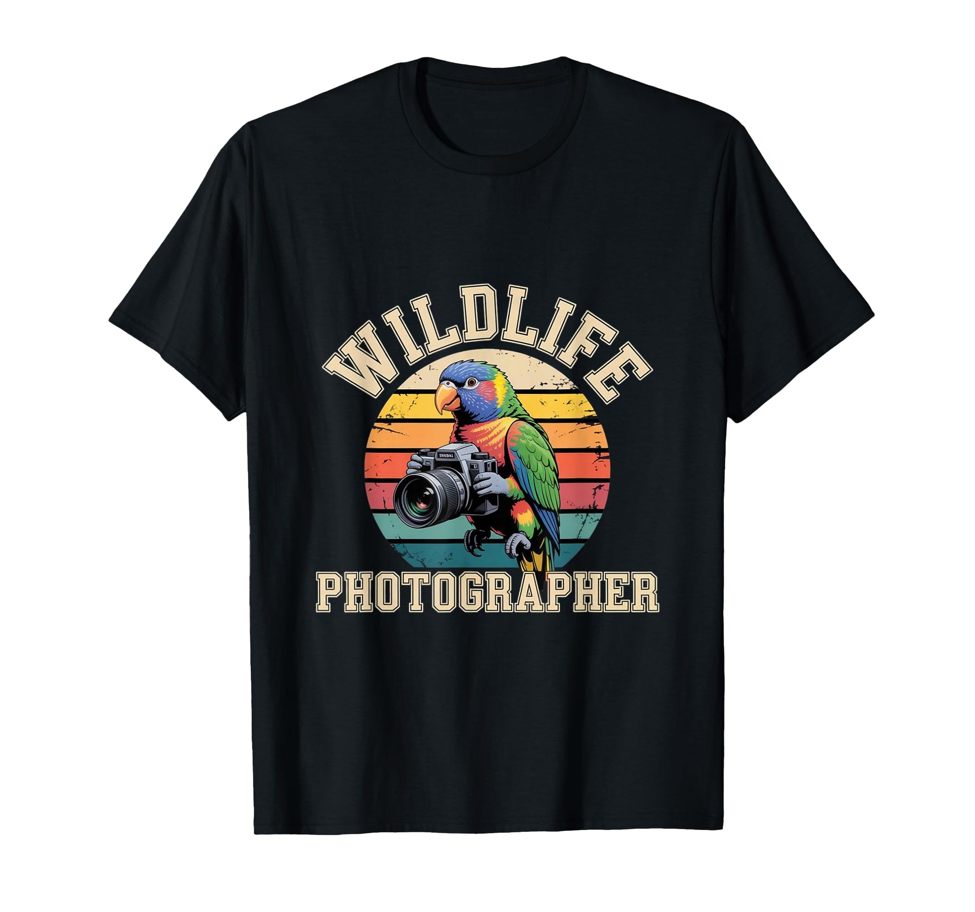 Wildlife Photographer Funny Rainbow T-Shirt - Custom Art Print for Adults - T-Shirt, Sweatshirt, Hoodie