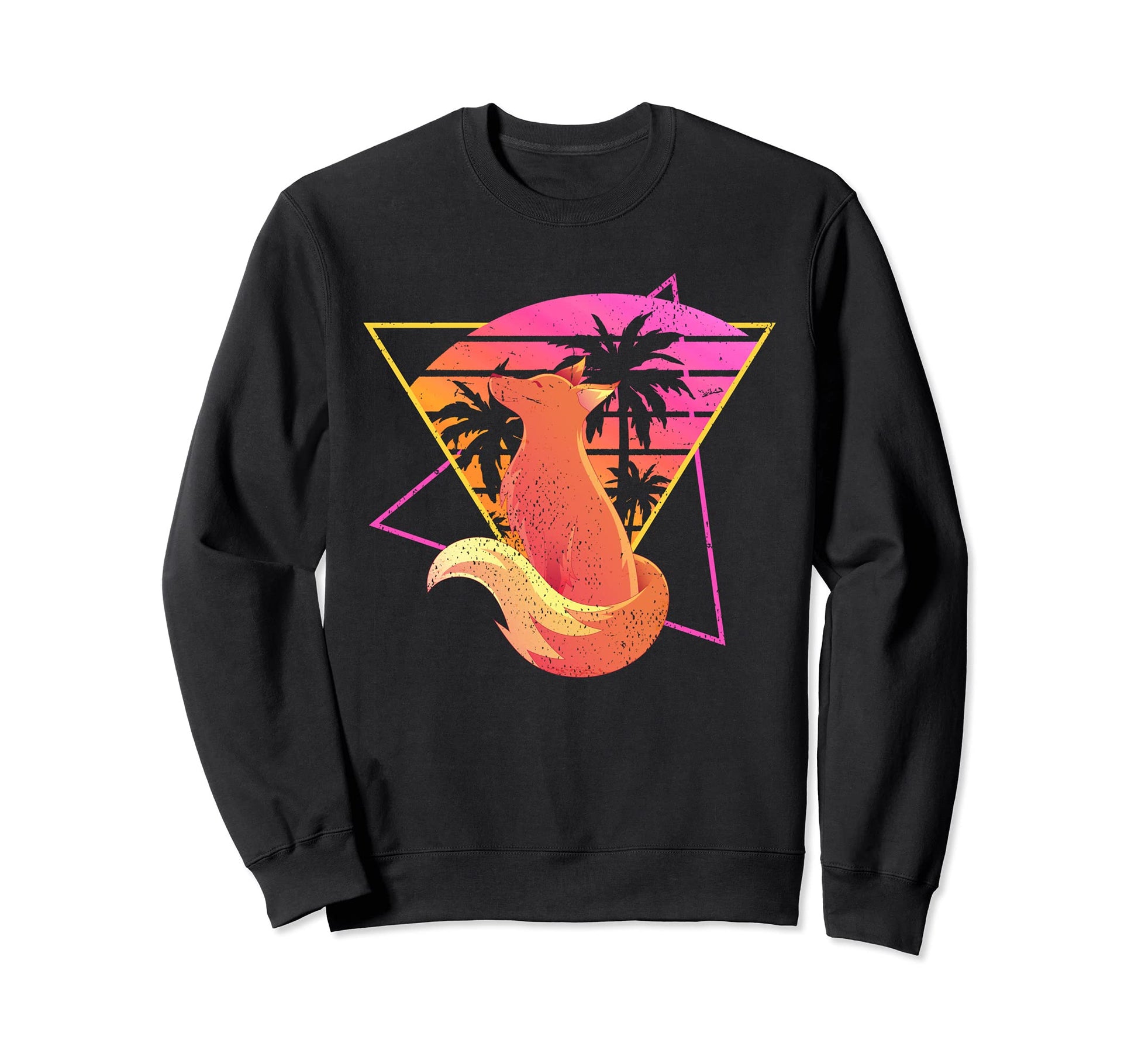 Forest Animal 90S Palm Trees Sweatshirt - Streetwear Style Unisex - T-Shirt, Sweatshirt, Hoodie