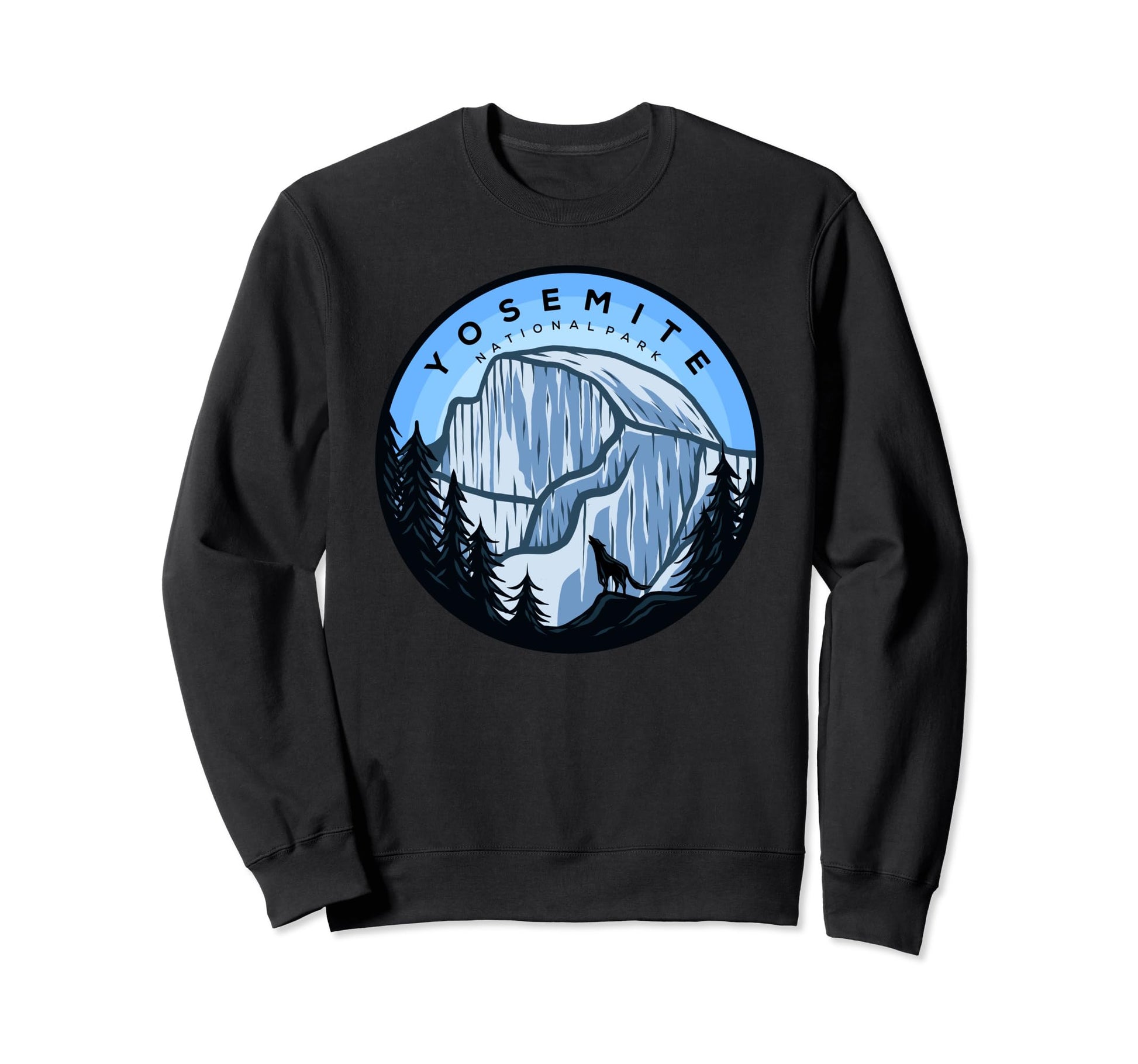 Yosemite National Park Mountain Sweatshirt - Fun Novelty Design Men Women - T-Shirt, Sweatshirt, Hoodie