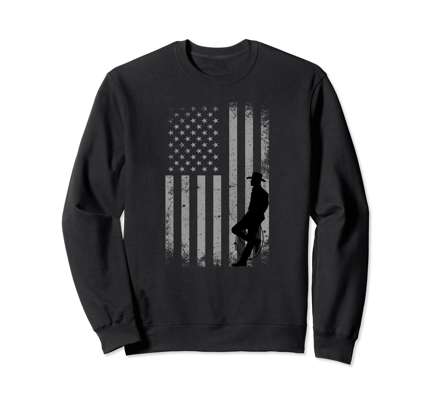 Cowboy Western Country Mens Sweatshirt - Minimalist Print for Adults - T-Shirt, Sweatshirt, Hoodie