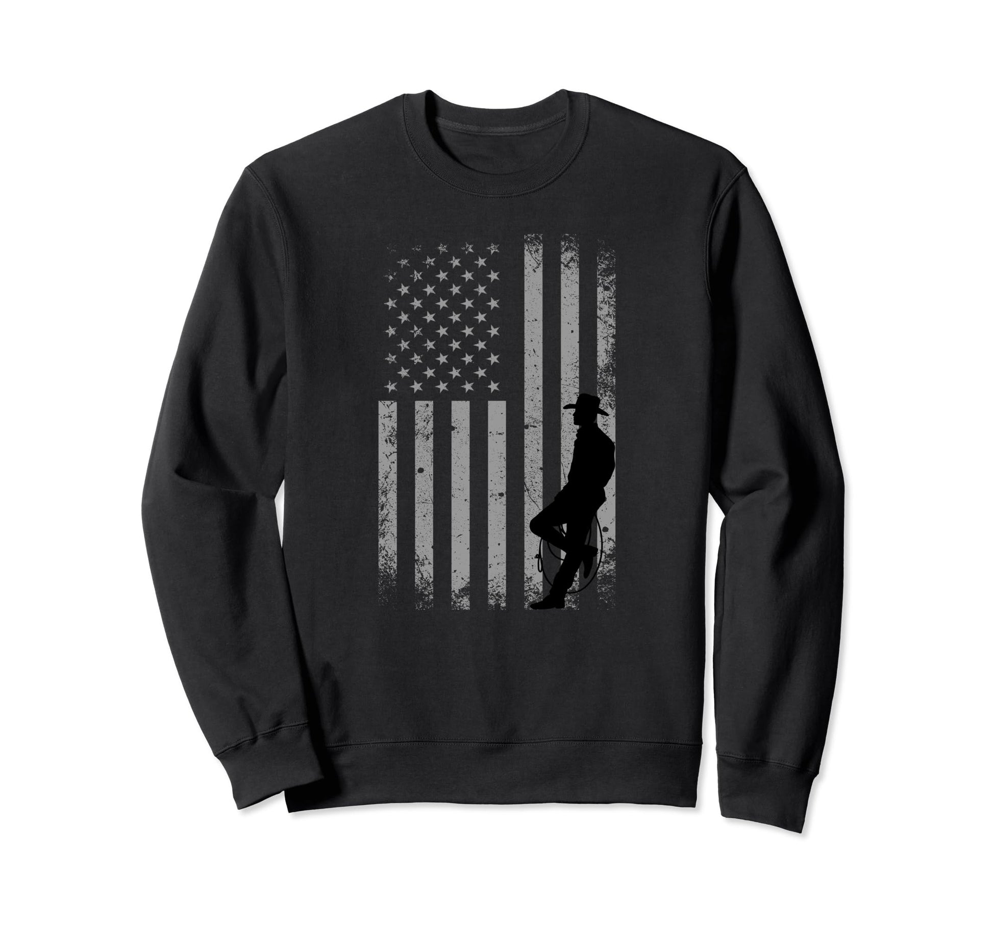 Cowboy Western Country Mens Sweatshirt - Minimalist Print for Adults - T-Shirt, Sweatshirt, Hoodie