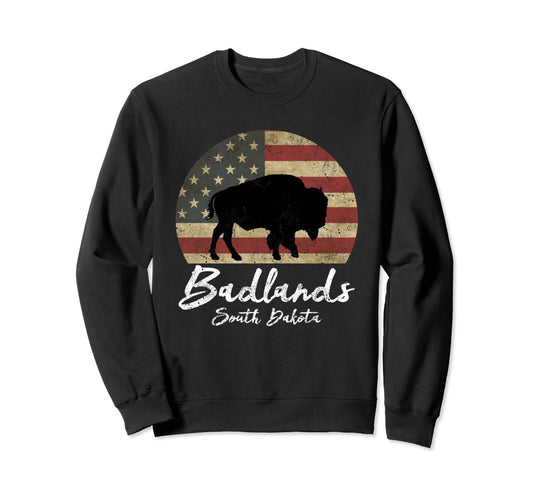 Badlands National Park South Dakota Sweatshirt - Aesthetic Graphic Unisex - T-Shirt, Sweatshirt, Hoodie