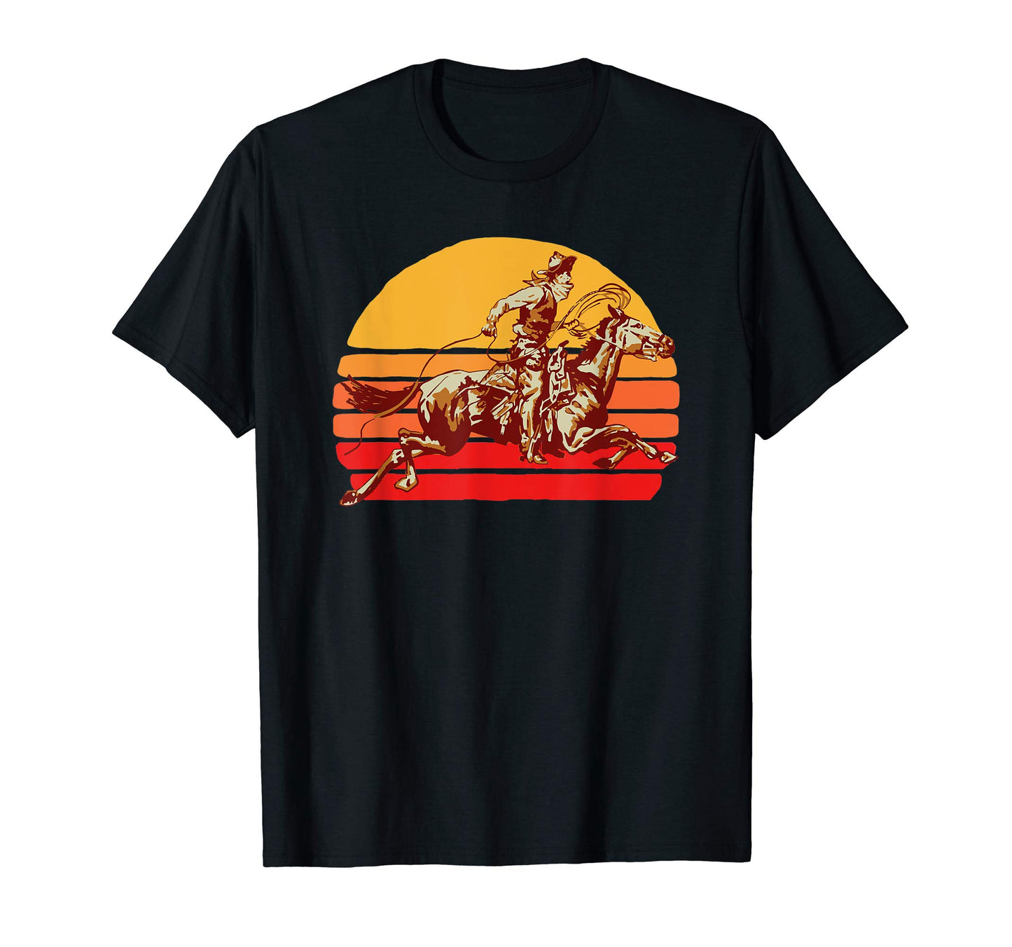 Texas Roping Cowboy T-Shirt - Streetwear Style Unisex - T-Shirt, Sweatshirt, Hoodie