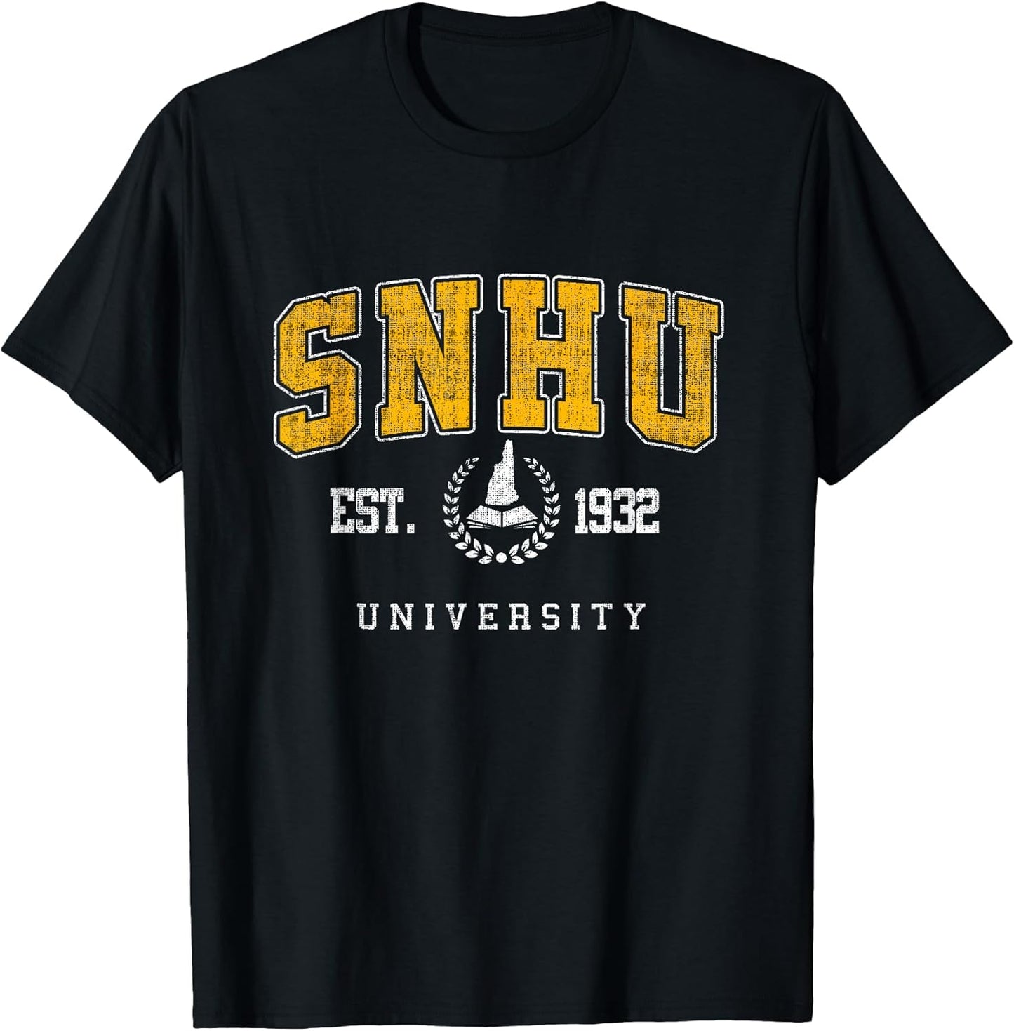 SNHU Vintage University College Arch - Adult & Kids T-Shirts, Sweatshirts & Hoodies apparel design preview 1