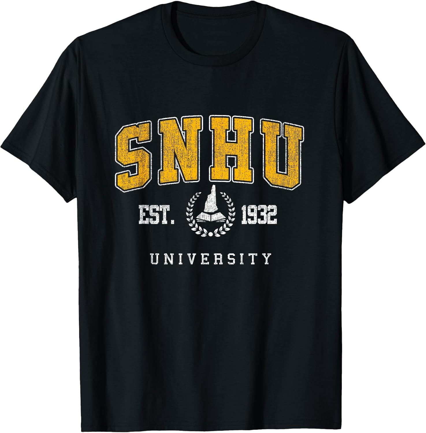 SNHU Vintage University College Arch - Adult & Kids T-Shirts, Sweatshirts & Hoodies apparel design preview 1