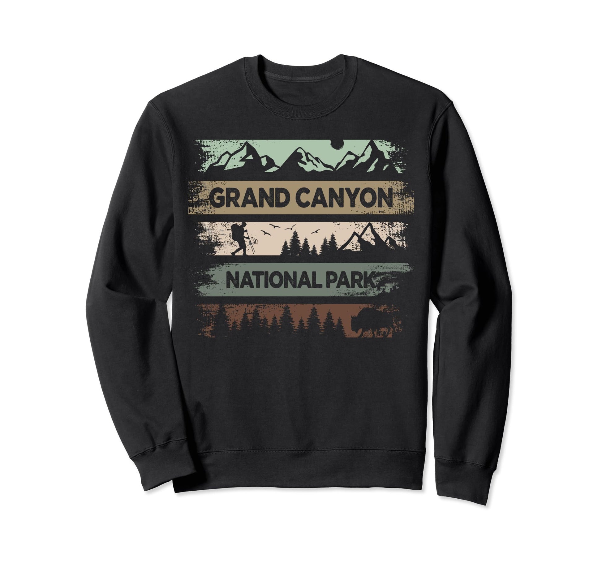 Grand Canyon National Park Us Grand Sweatshirt - Minimalist Print Unisex - T-Shirt, Sweatshirt, Hoodie