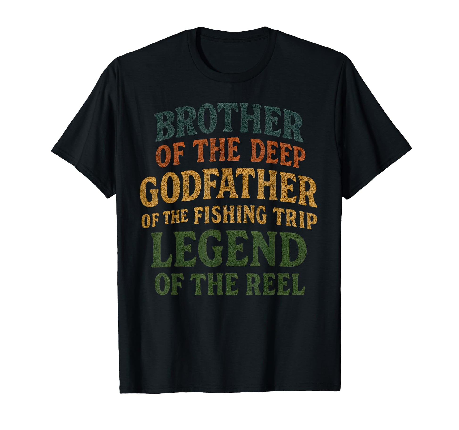 Legend Reel Fishing Typography T-Shirt - Novelty Apparel for Adults - T-Shirt, Sweatshirt, Hoodie