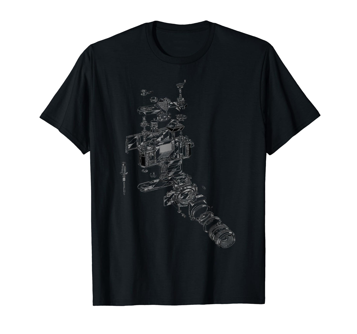 Photography Photographer Camera Diagram T-Shirt - Graphic Print Men Women - T-Shirt, Sweatshirt, Hoodie
