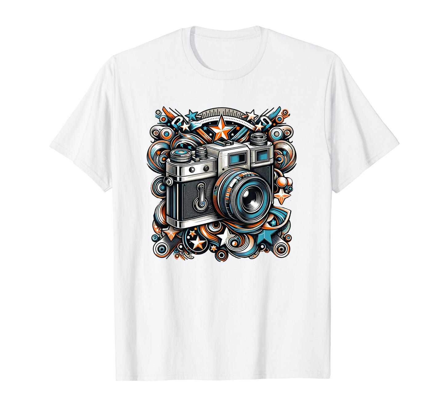 Photography Camera T-Shirt - Trendy Graphic for Adults - T-Shirt, Sweatshirt, Hoodie