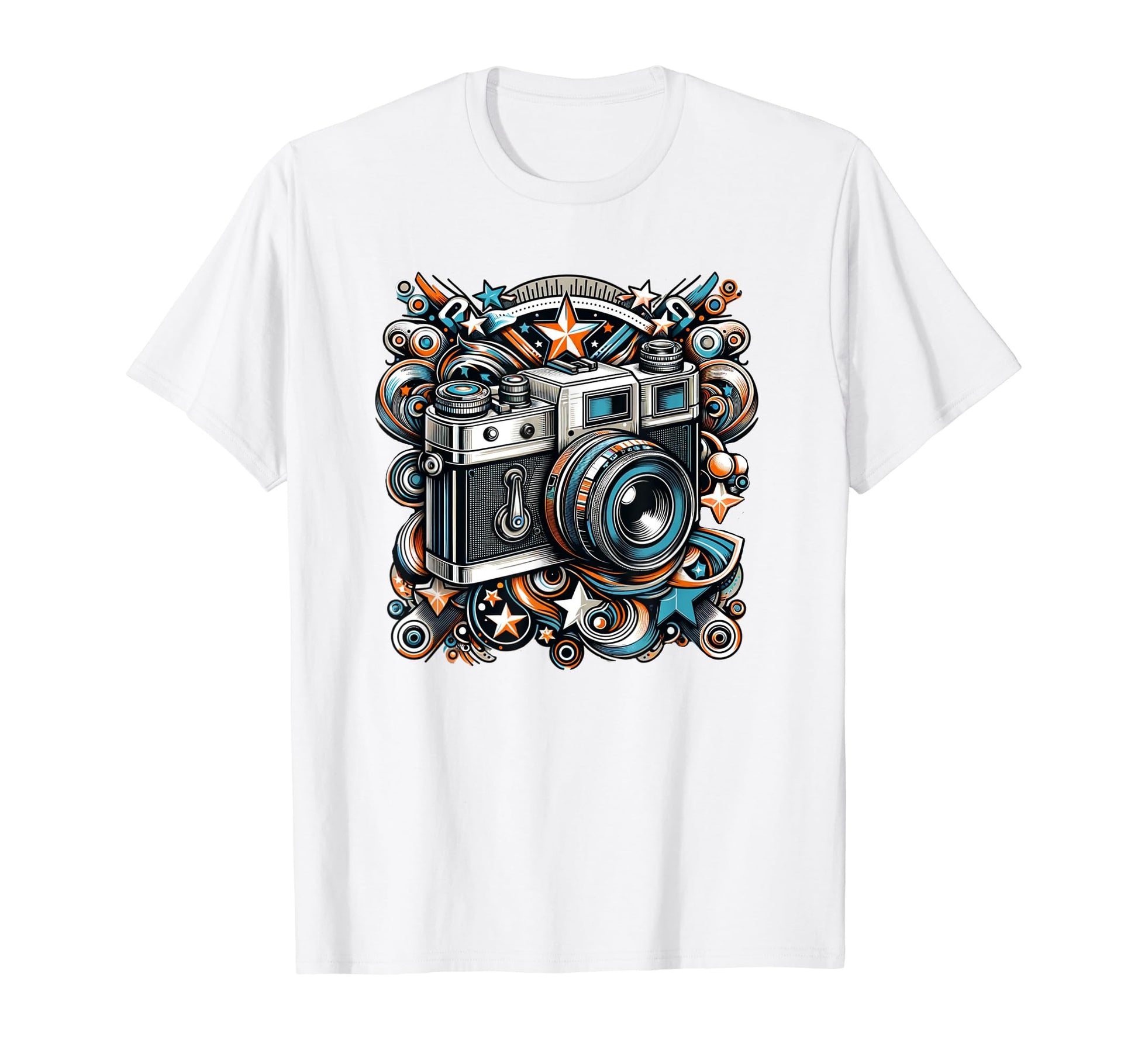 Photography Camera T-Shirt - Trendy Graphic for Adults - T-Shirt, Sweatshirt, Hoodie