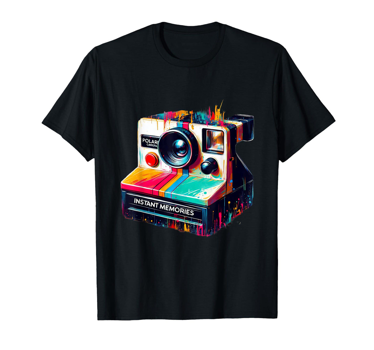 Instant Memories Camera Collector T-Shirt - Casual Everyday Wear Men Women - T-Shirt, Sweatshirt, Hoodie