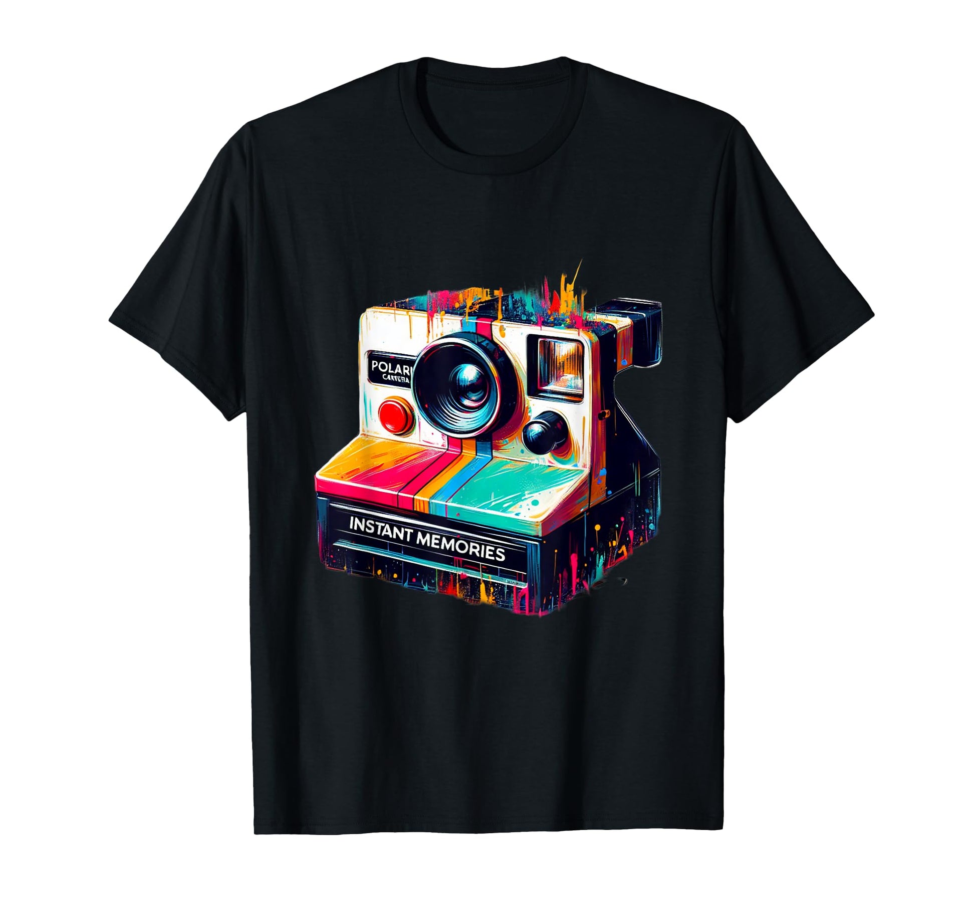 Instant Memories Camera Collector T-Shirt - Casual Everyday Wear Men Women - T-Shirt, Sweatshirt, Hoodie