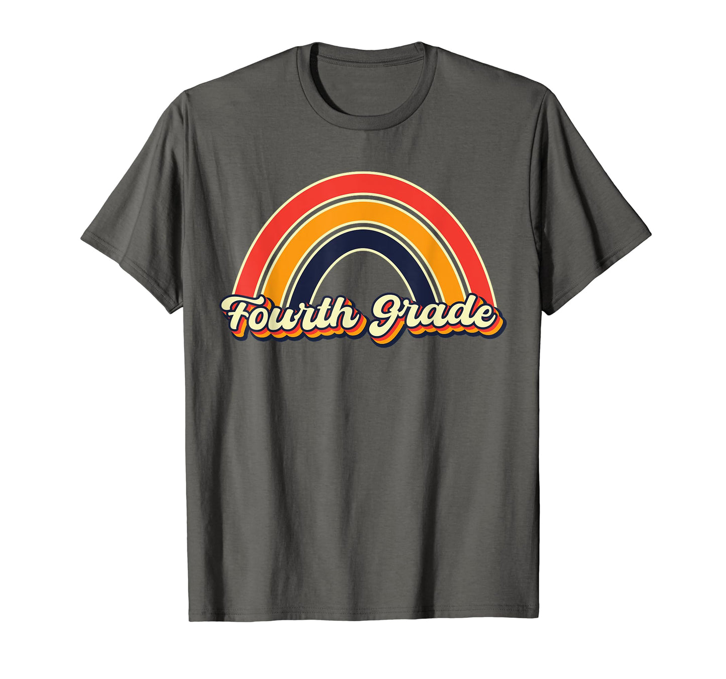 Fourth Grade Teacher Rainbow 4Th T-Shirt - Aesthetic Graphic for Adults - T-Shirt, Sweatshirt, Hoodie
