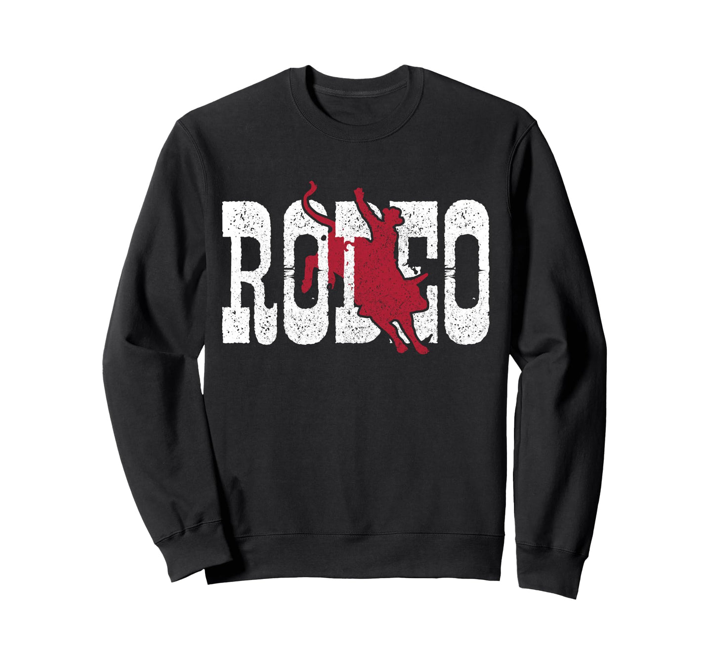 Rodeo Bull Riding Cowboy Western Bull Sweatshirt - Graphic Print Men Women - T-Shirt, Sweatshirt, Hoodie