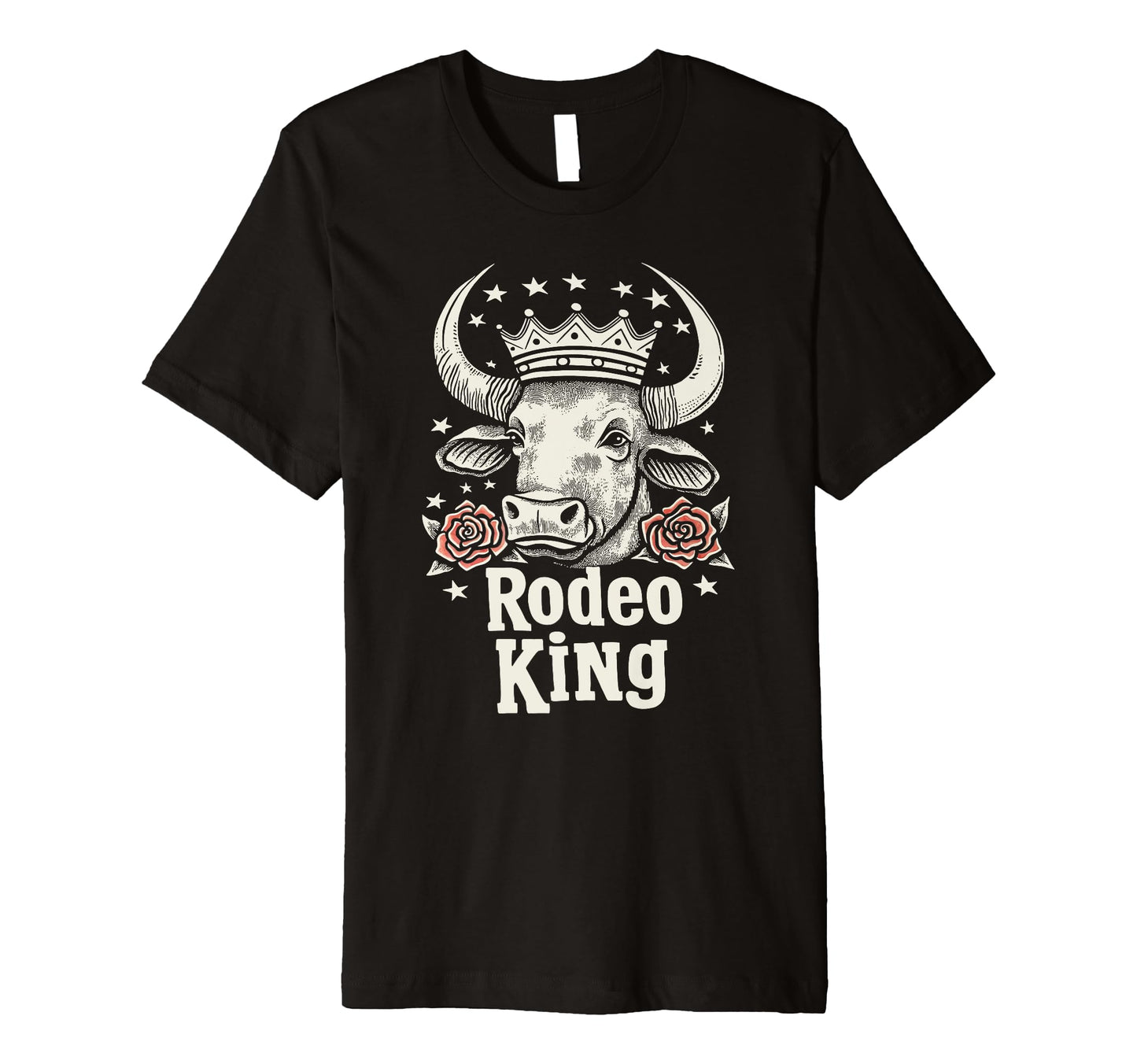 Rodeo King Wild West Mens Cowboy T-Shirt - Fun Novelty Design for Adults - T-Shirt, Sweatshirt, Hoodie