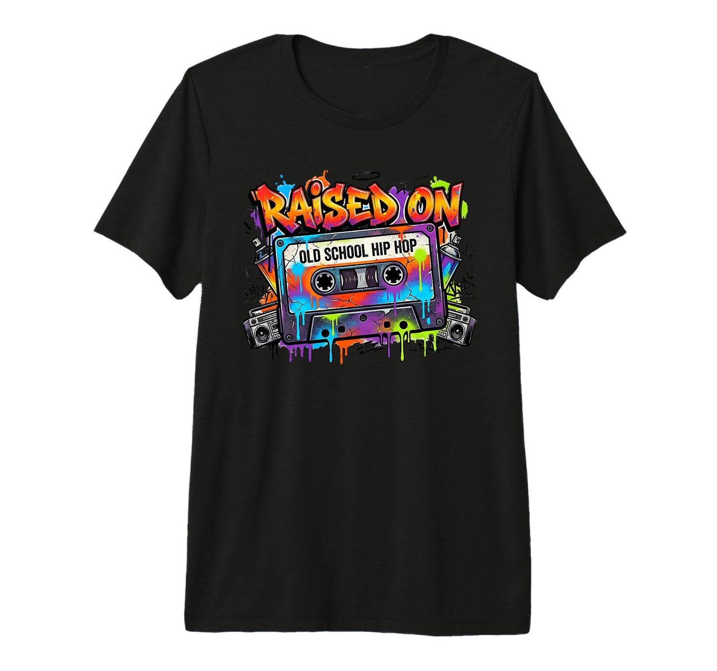 Funny Cassette Graffiti 80S 90S T-Shirt - Custom Art Print for Adults - T-Shirt, Sweatshirt, Hoodie