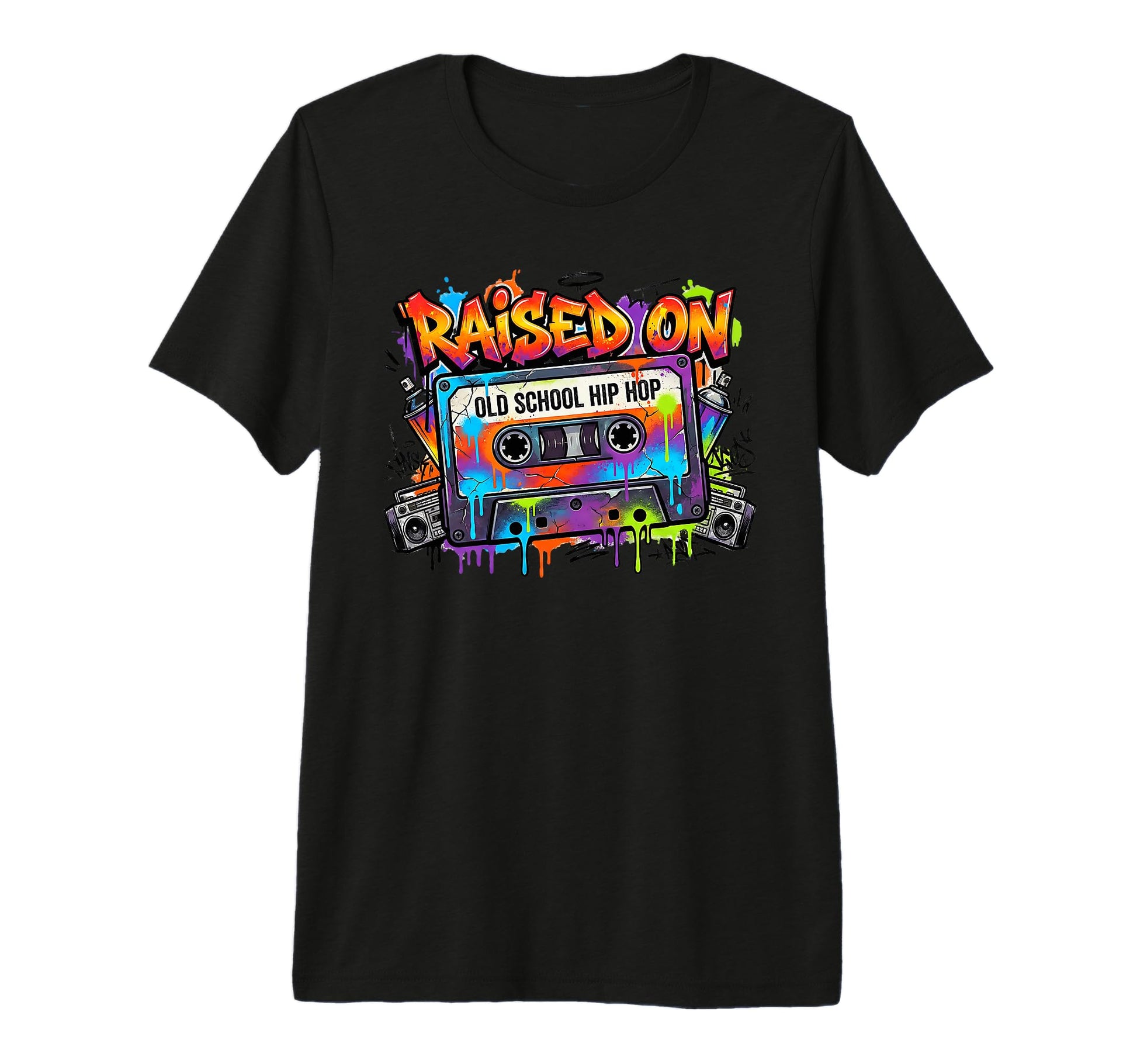 Funny Cassette Graffiti 80S 90S T-Shirt - Custom Art Print for Adults - T-Shirt, Sweatshirt, Hoodie