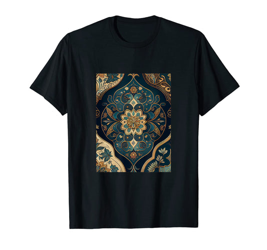 Bohemian Moroccan Pattern Floral Boho T-Shirt - Trendy Graphic for Adults - T-Shirt, Sweatshirt, Hoodie