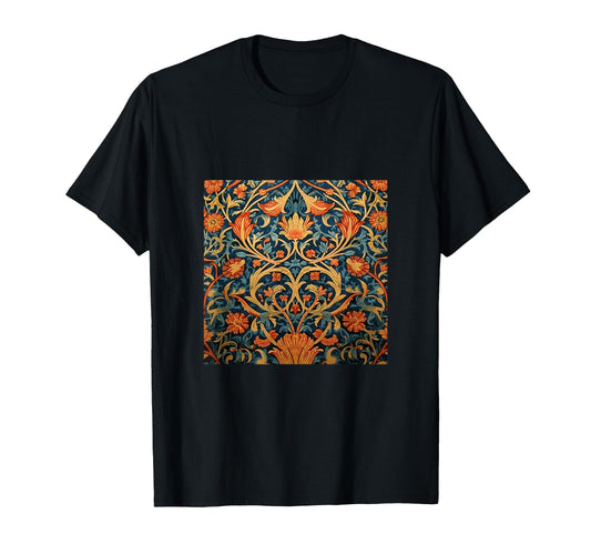 Bohemian Moroccan Boho Pattern Floral T-Shirt - Streetwear Style for Adults - T-Shirt, Sweatshirt, Hoodie