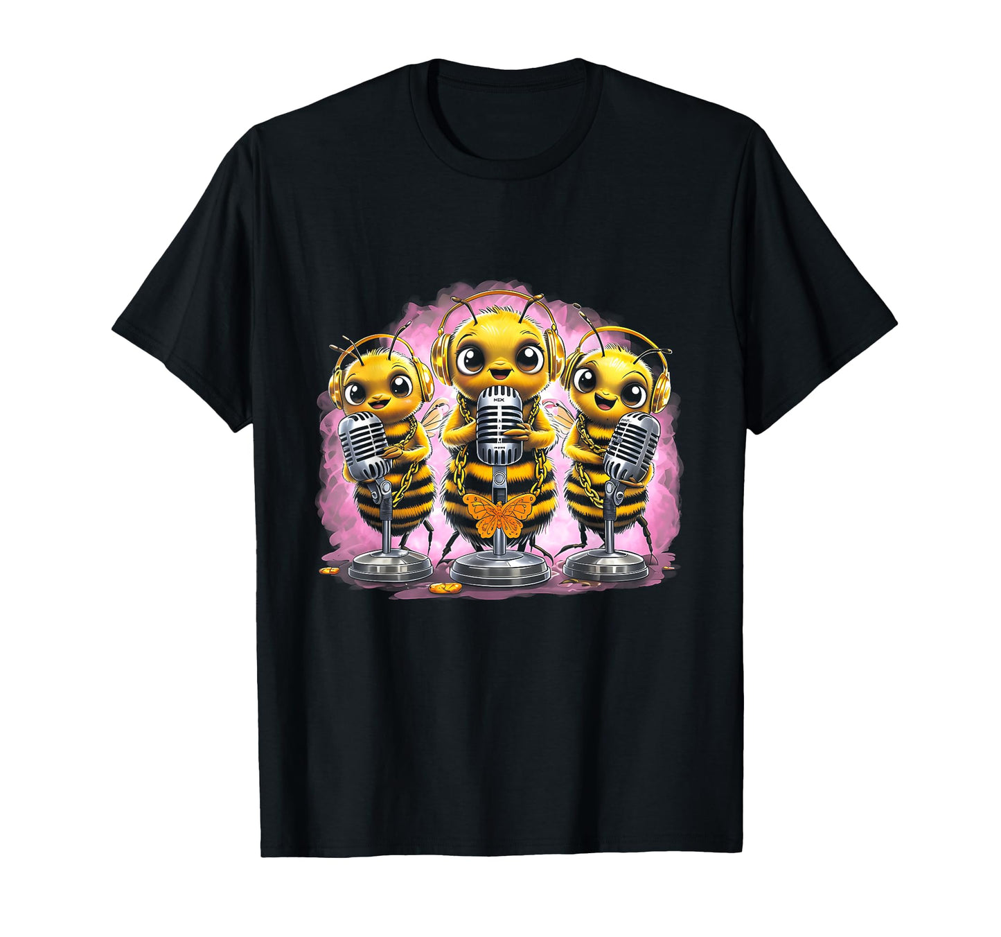 Bees Hip Hop Oldschool Rap Lover T-Shirt - Casual Everyday Wear Unisex - T-Shirt, Sweatshirt, Hoodie