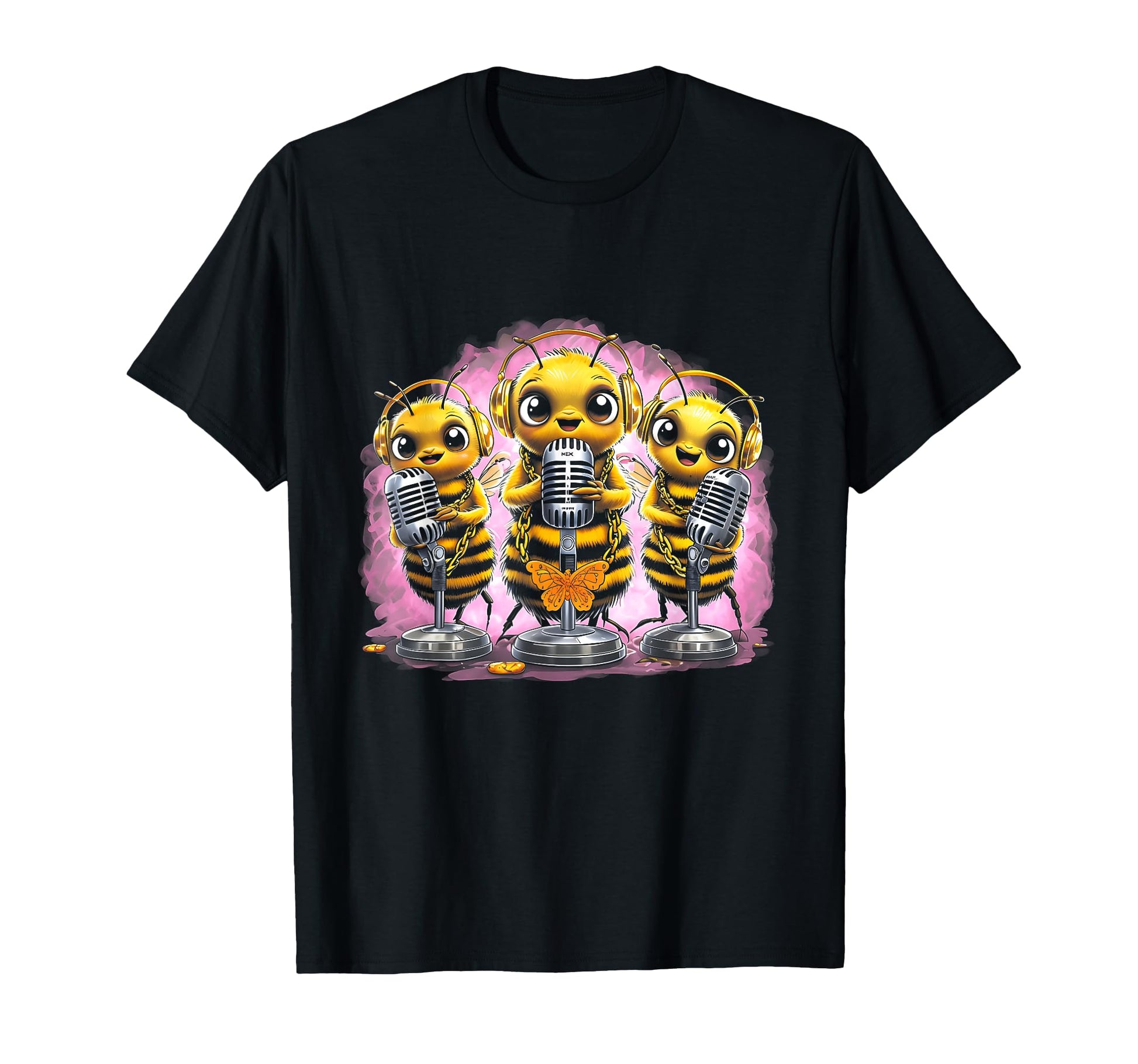 Bees Hip Hop Oldschool Rap Lover T-Shirt - Casual Everyday Wear Unisex - T-Shirt, Sweatshirt, Hoodie