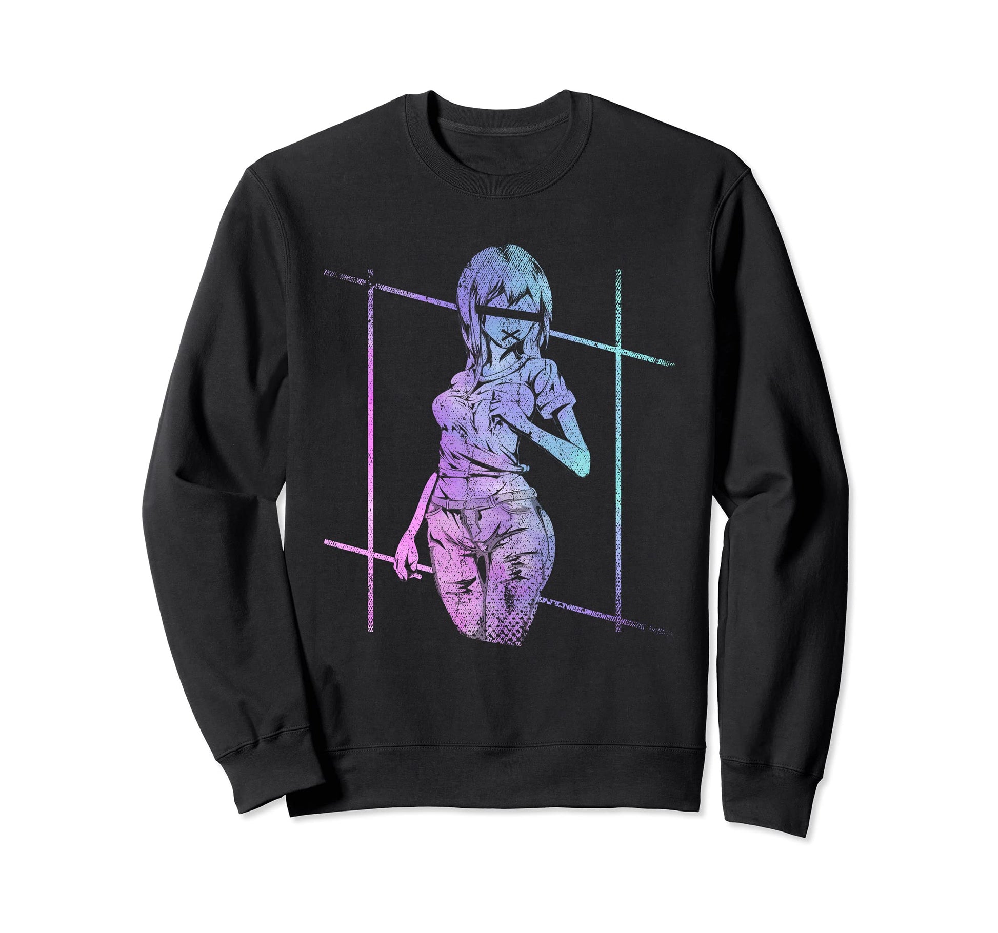Kowai Japanese Anime Aesthetic Manga Sweatshirt - Minimalist Print Unisex - T-Shirt, Sweatshirt, Hoodie