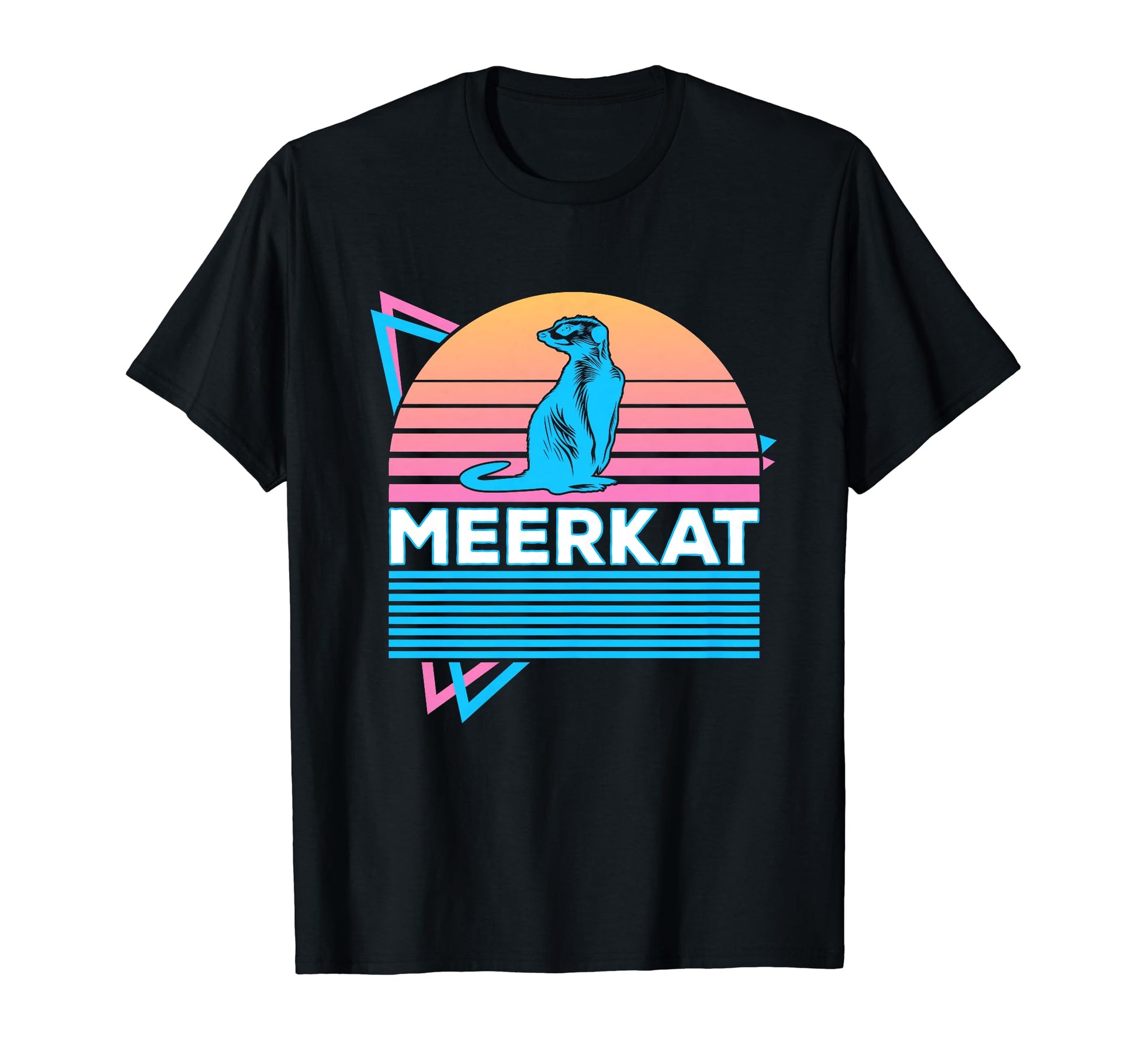 Meerkat Vaporwave Aesthetic T-Shirt - Unique Graphic Unisex - T-Shirt, Sweatshirt, Hoodie