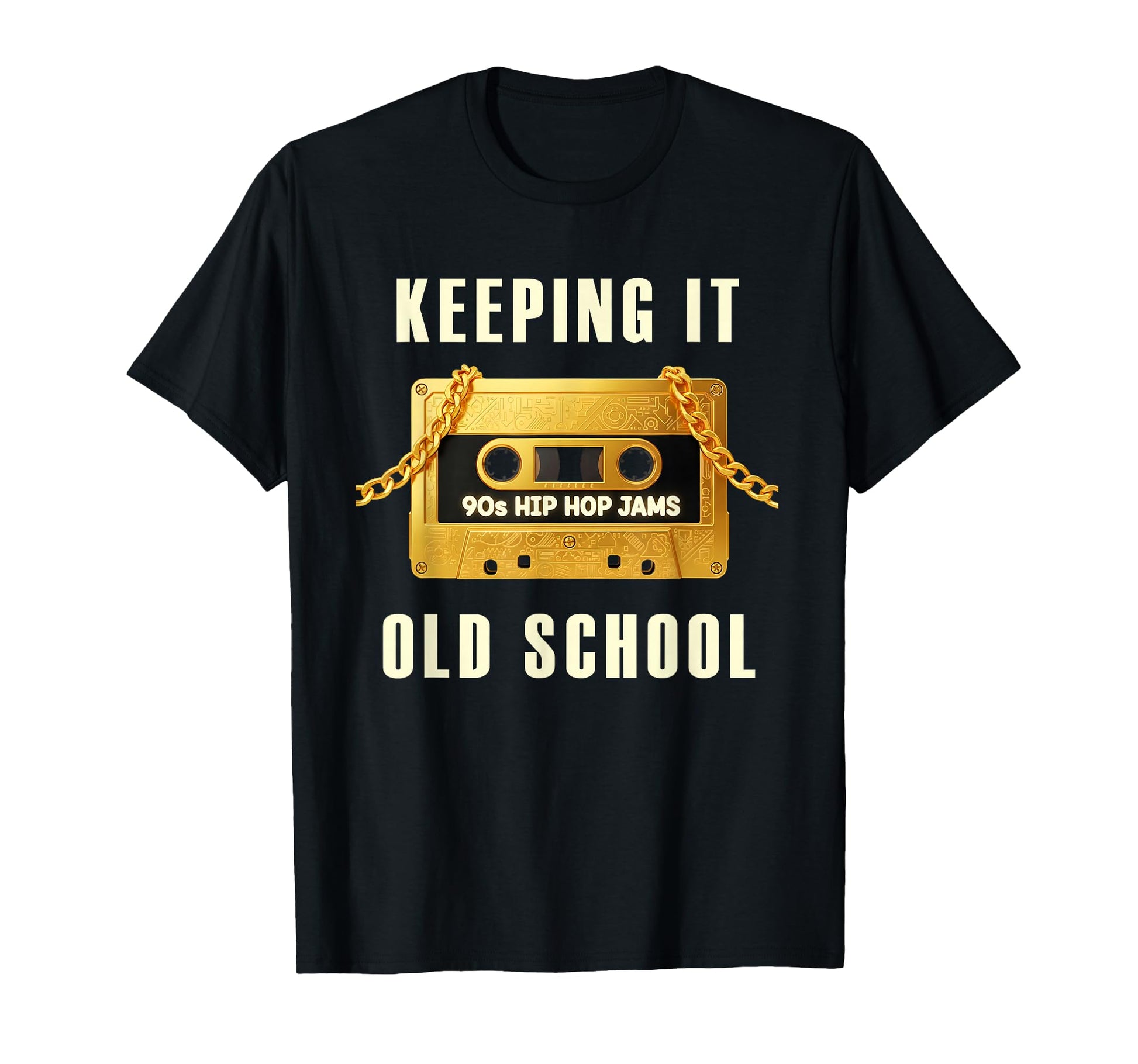 Keeping It Old School 80S 90S Hip Hop T-Shirt - Custom Art Print Men Women - T-Shirt, Sweatshirt, Hoodie