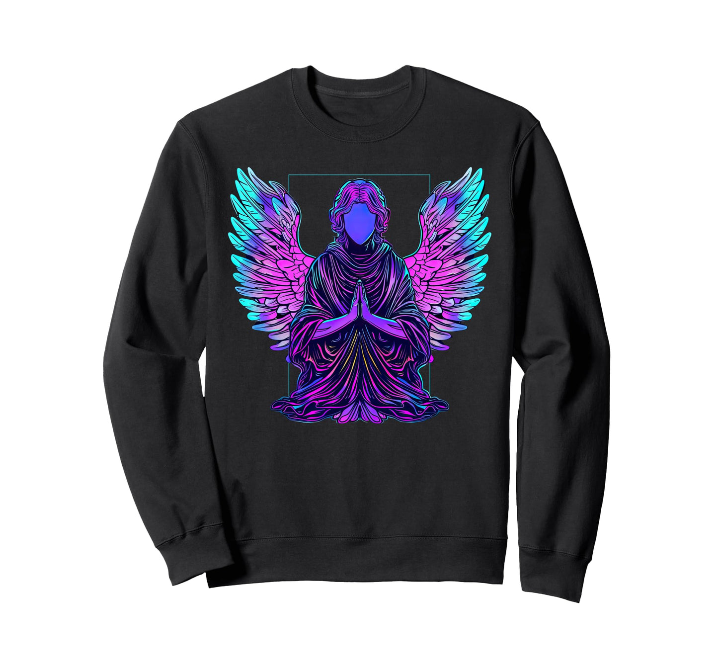Vaporwave Archangel Biblically Sweatshirt - Minimalist Print Unisex - T-Shirt, Sweatshirt, Hoodie