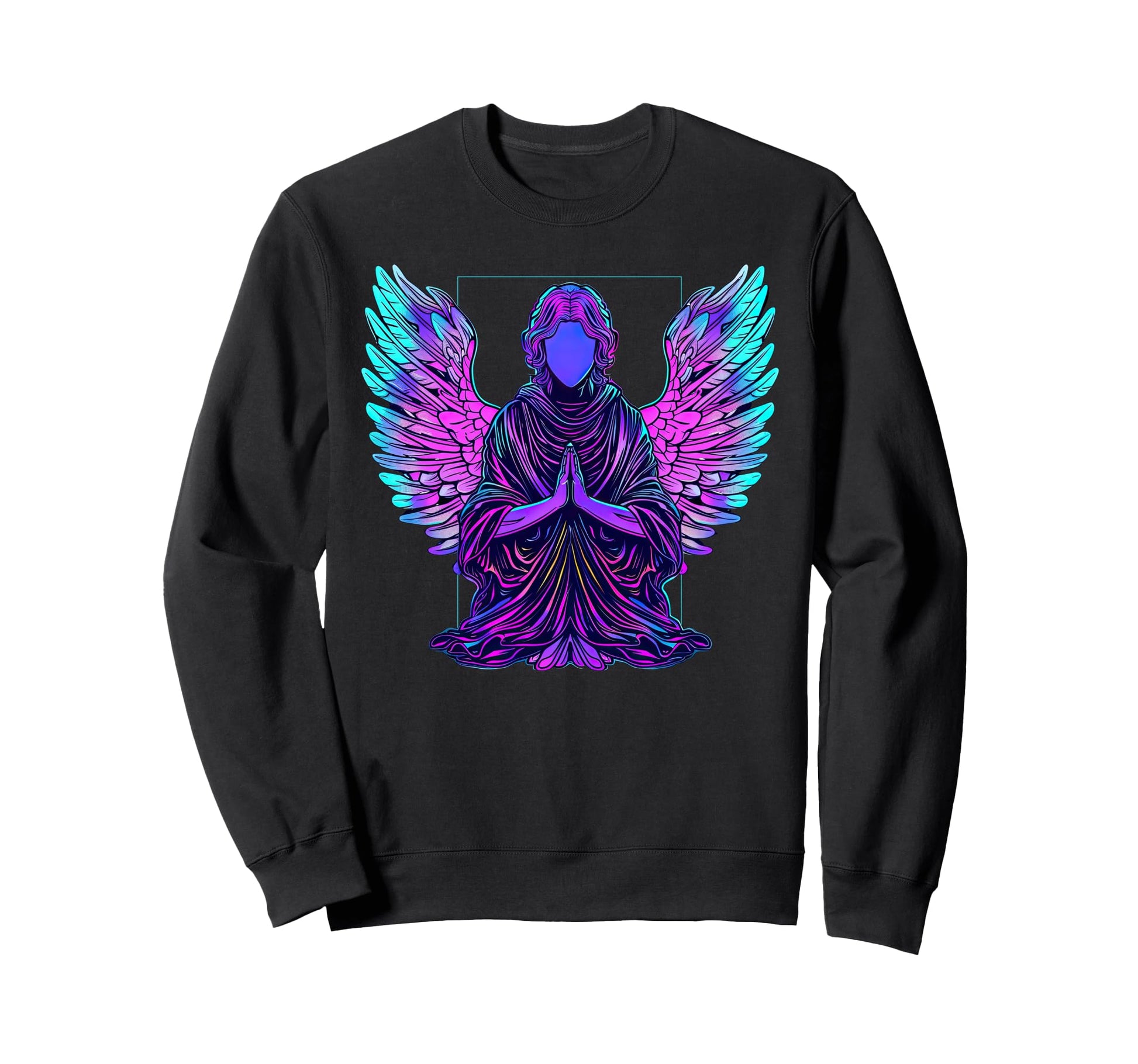 Vaporwave Archangel Biblically Sweatshirt - Minimalist Print Unisex - T-Shirt, Sweatshirt, Hoodie